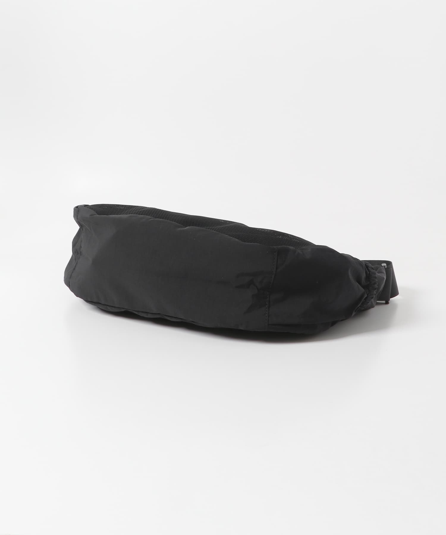 ナイロンメッシュショルダーバッグ BLACK one