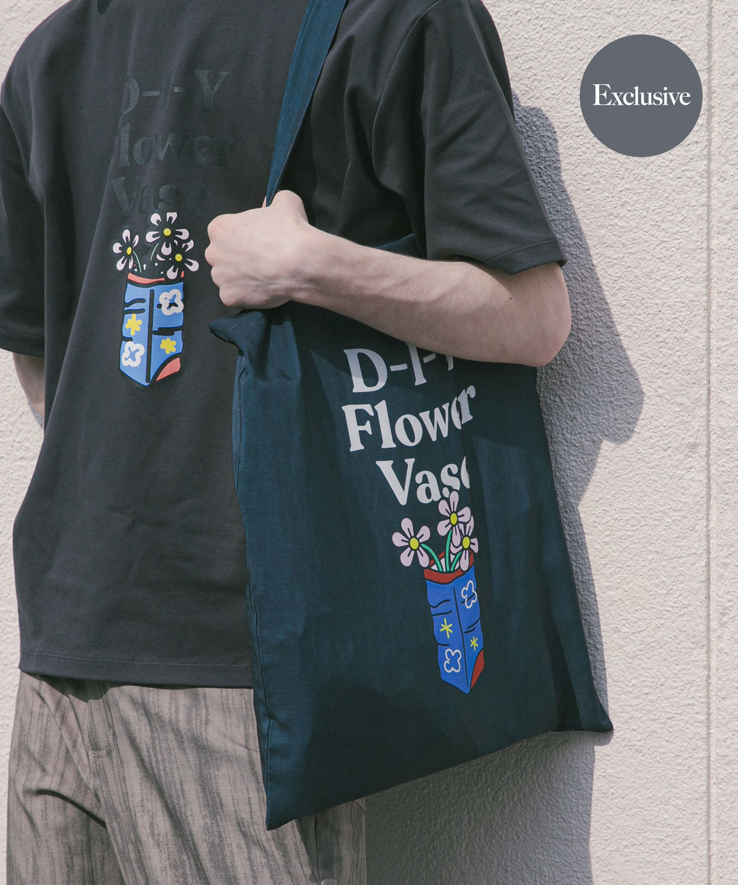 『別注』OATSIDE×SENSE OF PLACE　トートバッグ BLACK one