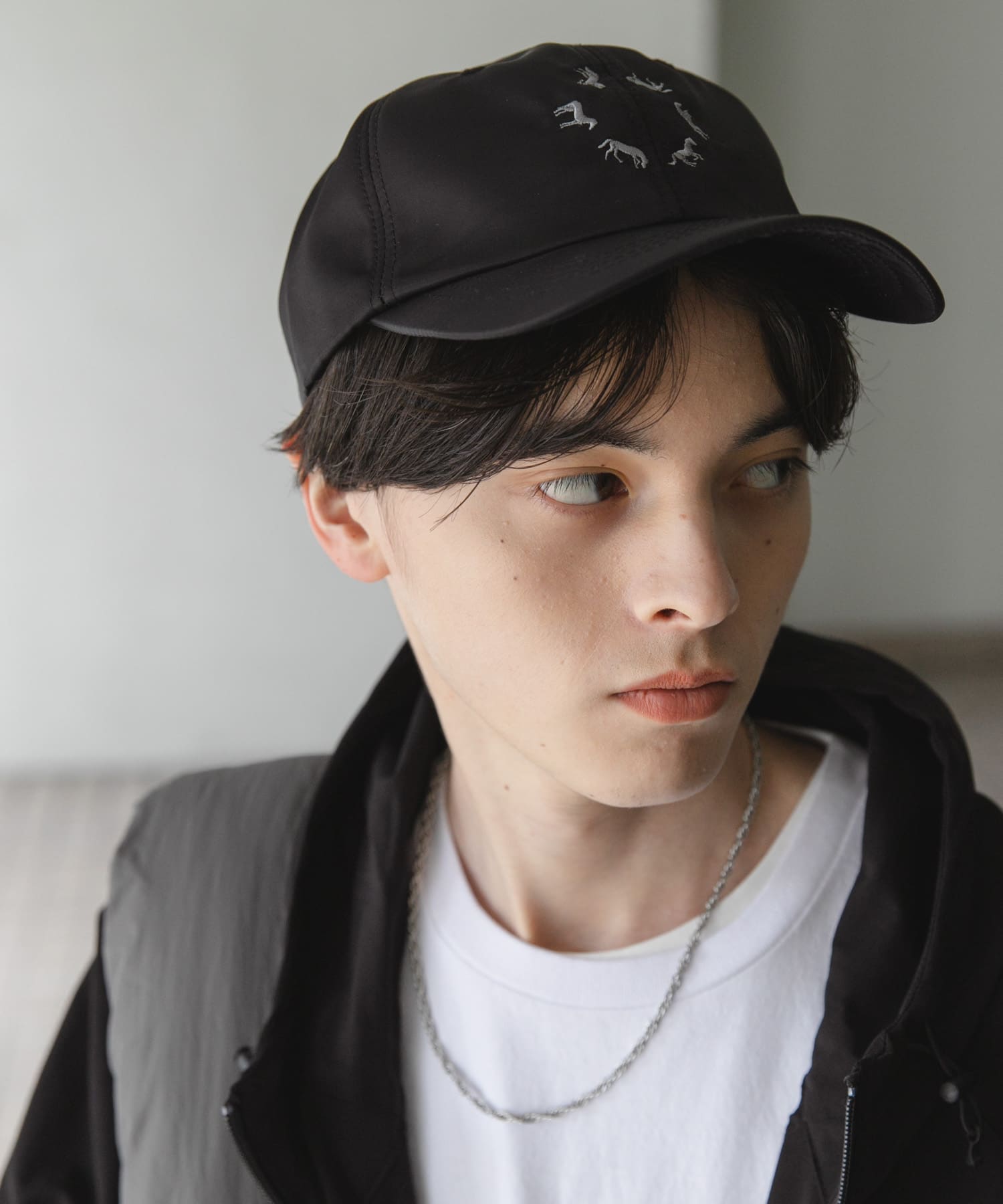 バックコードロゴキャップ BLACK one