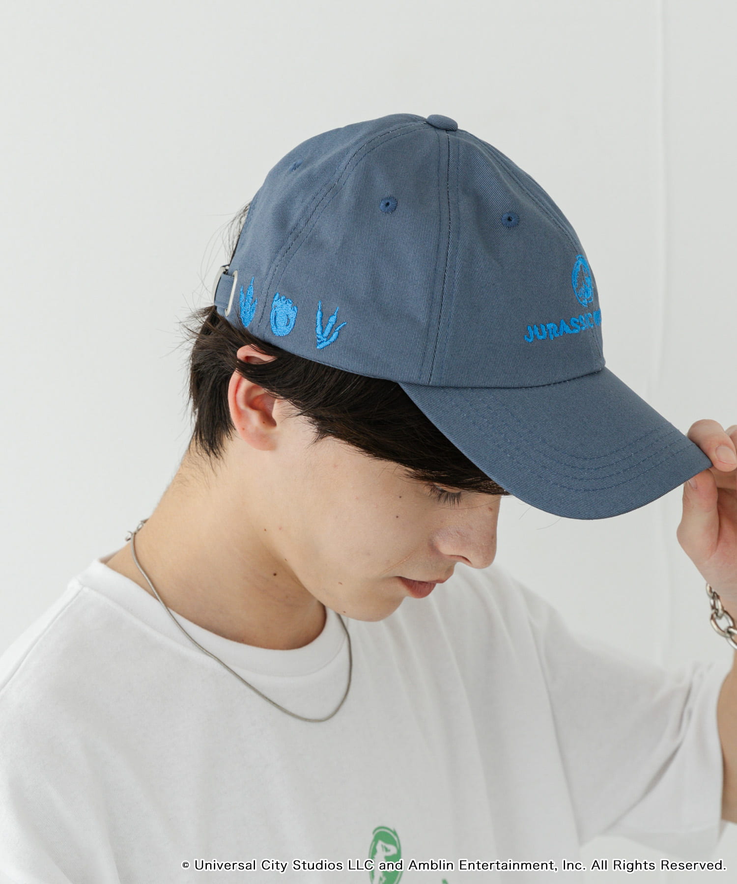 『別注』Jurassic World×SENSE OF PLACE　CAP BLUE one