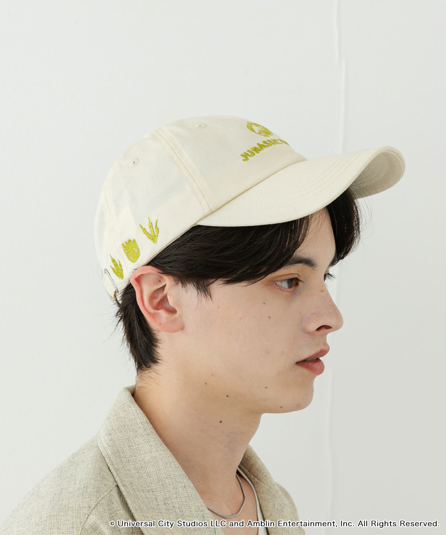 『別注』Jurassic World×SENSE OF PLACE　CAP IVORY one