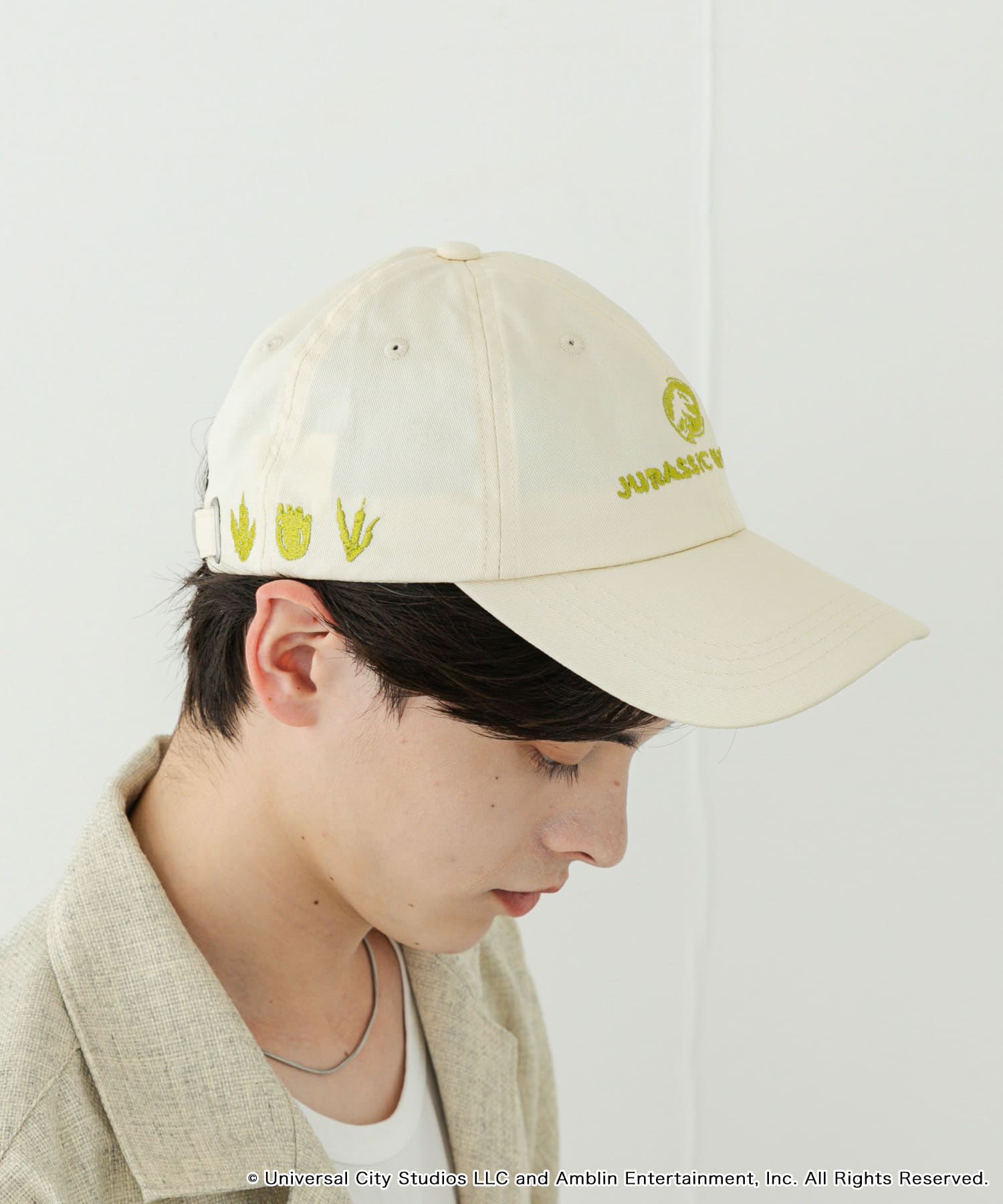 『別注』Jurassic World×SENSE OF PLACE　CAP IVORY one