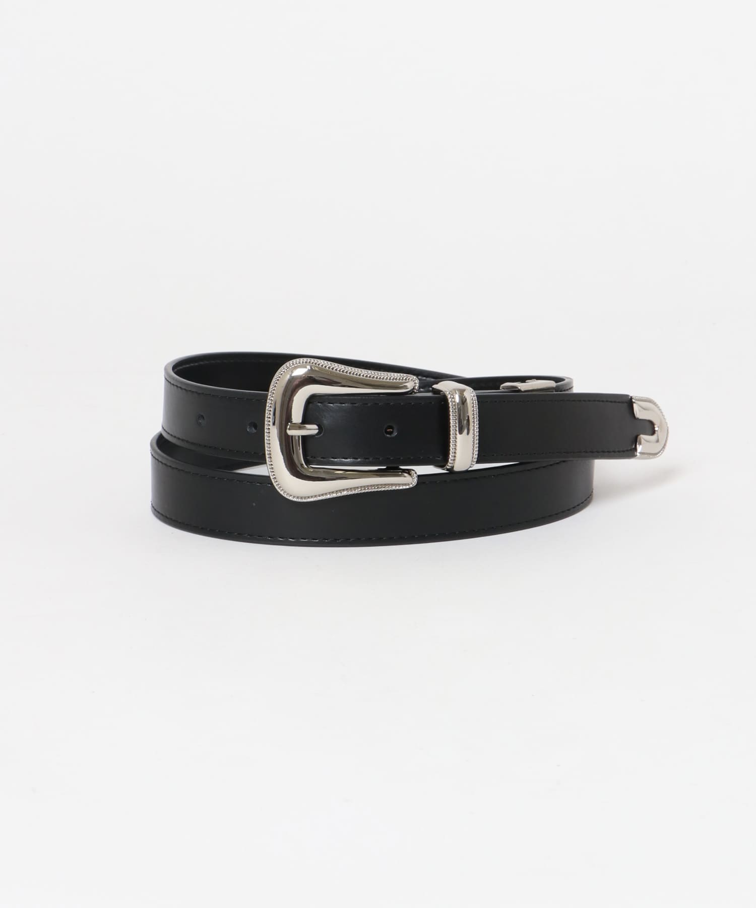 FLウエスタンベルト25mm BLACK one