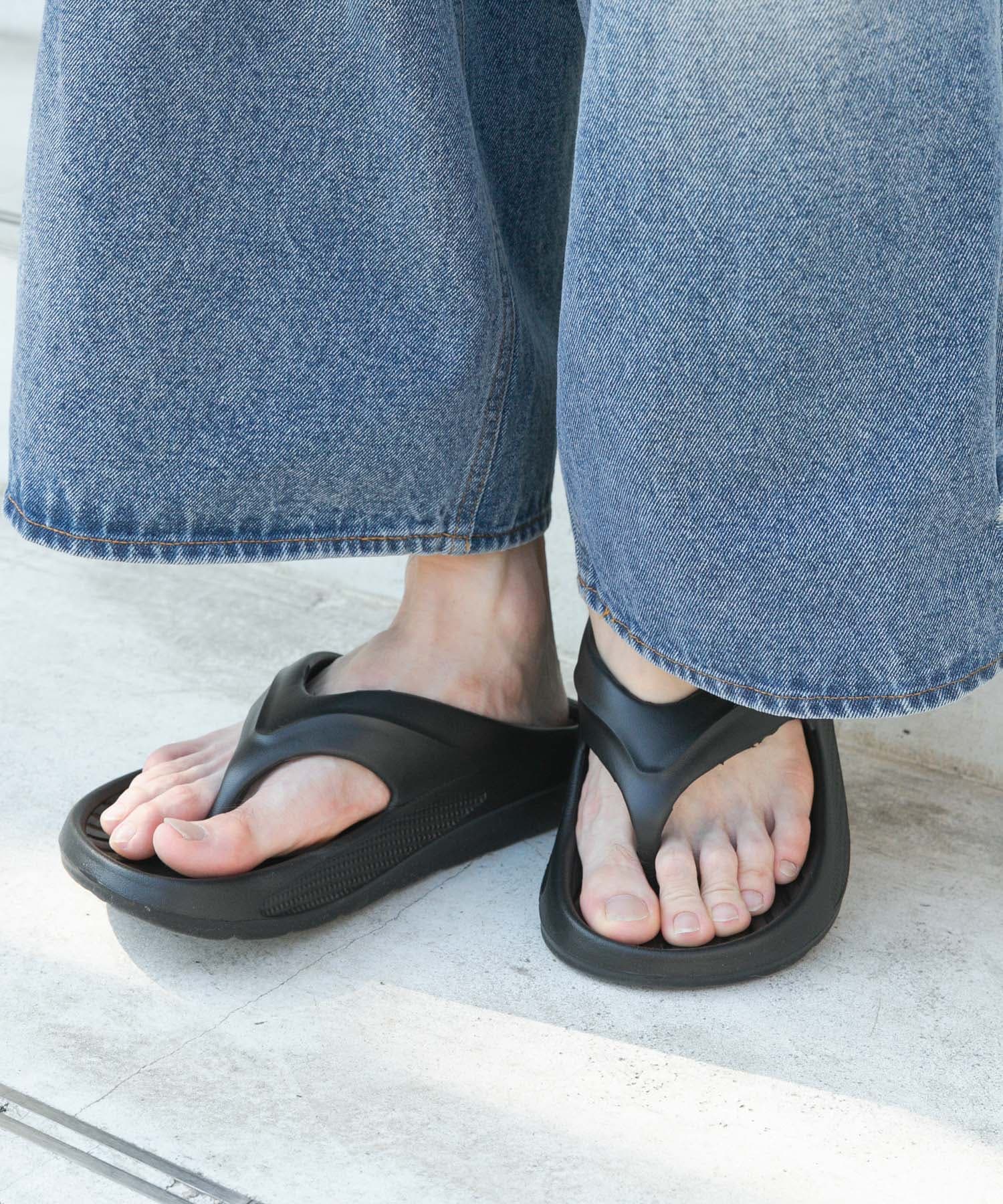 『WEB限定』リカバリークッションサンダル BLACK 26