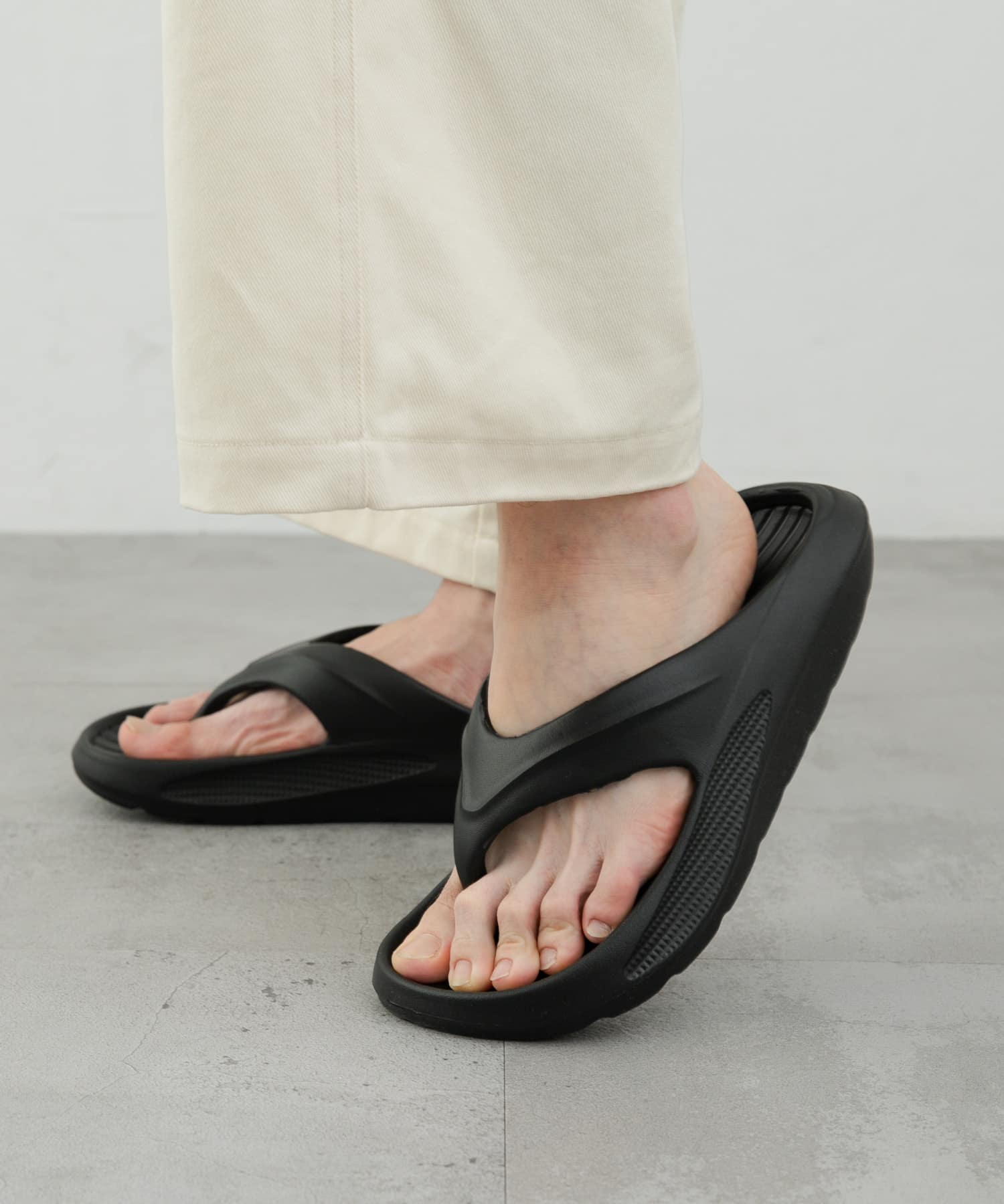 『WEB限定』リカバリークッションサンダル BLACK 26