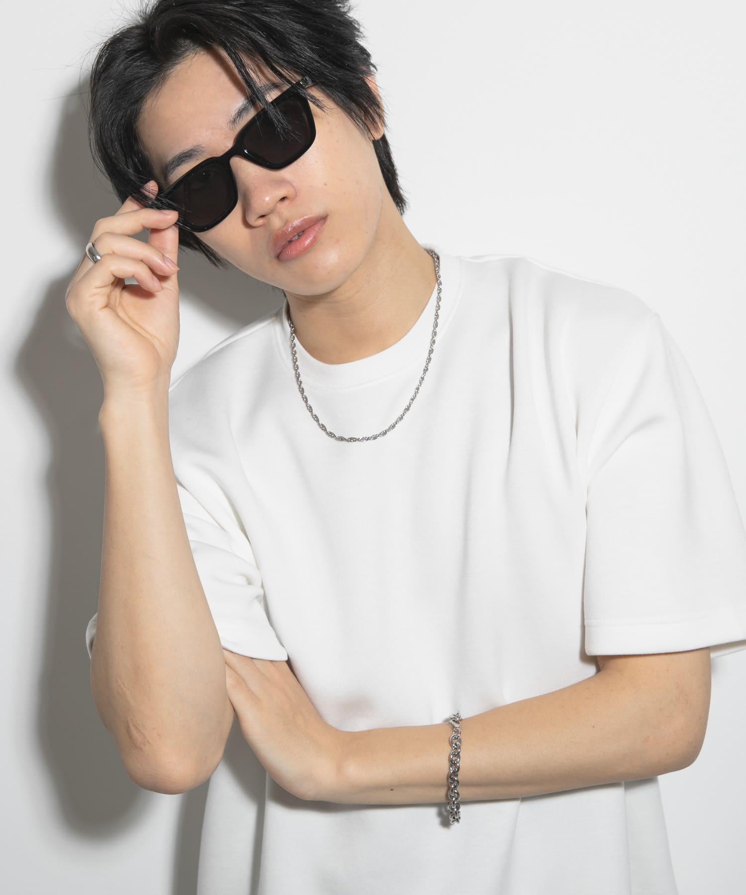 キャットアイサングラス BLACK one