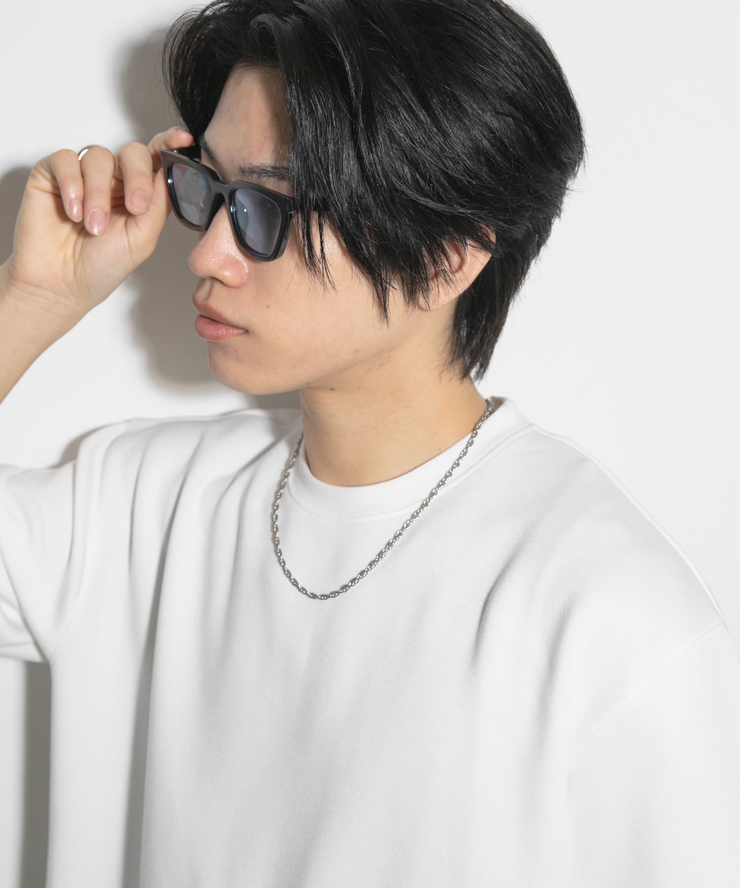 キャットアイサングラス BLK×BLU one