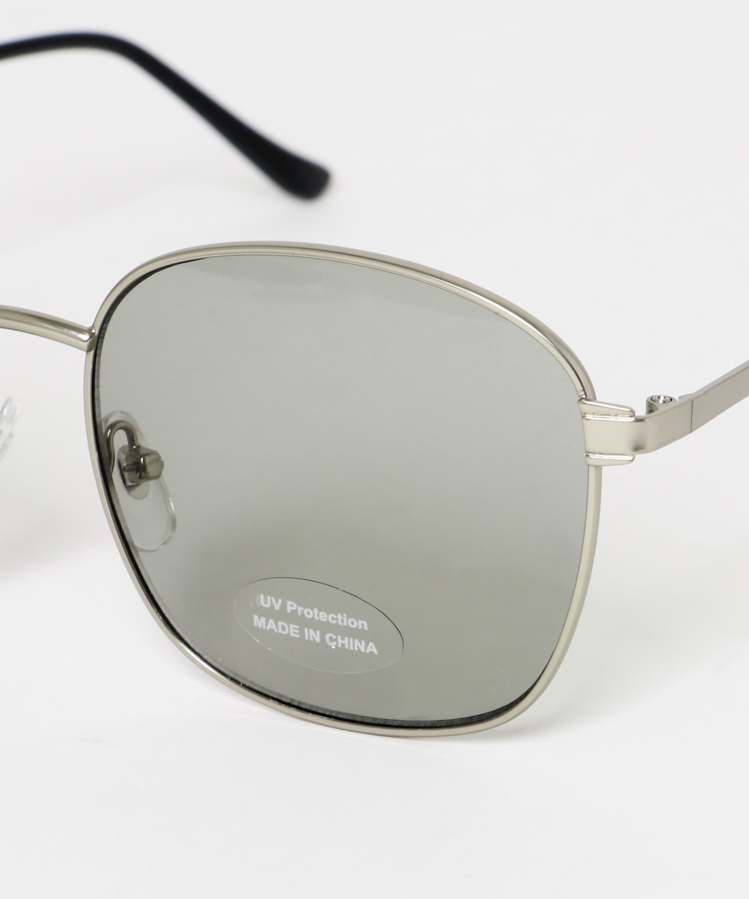 メタルフレームサングラス SLV MATT one