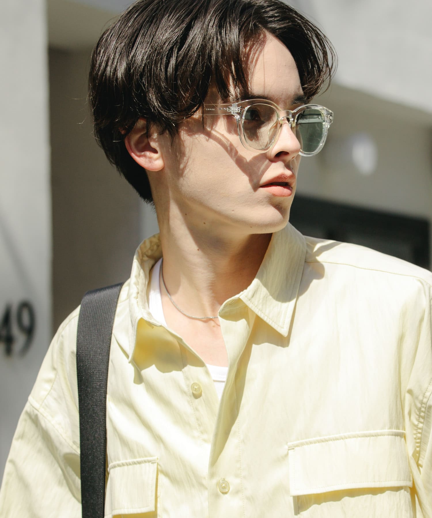 ボストンサングラス YELLOW one