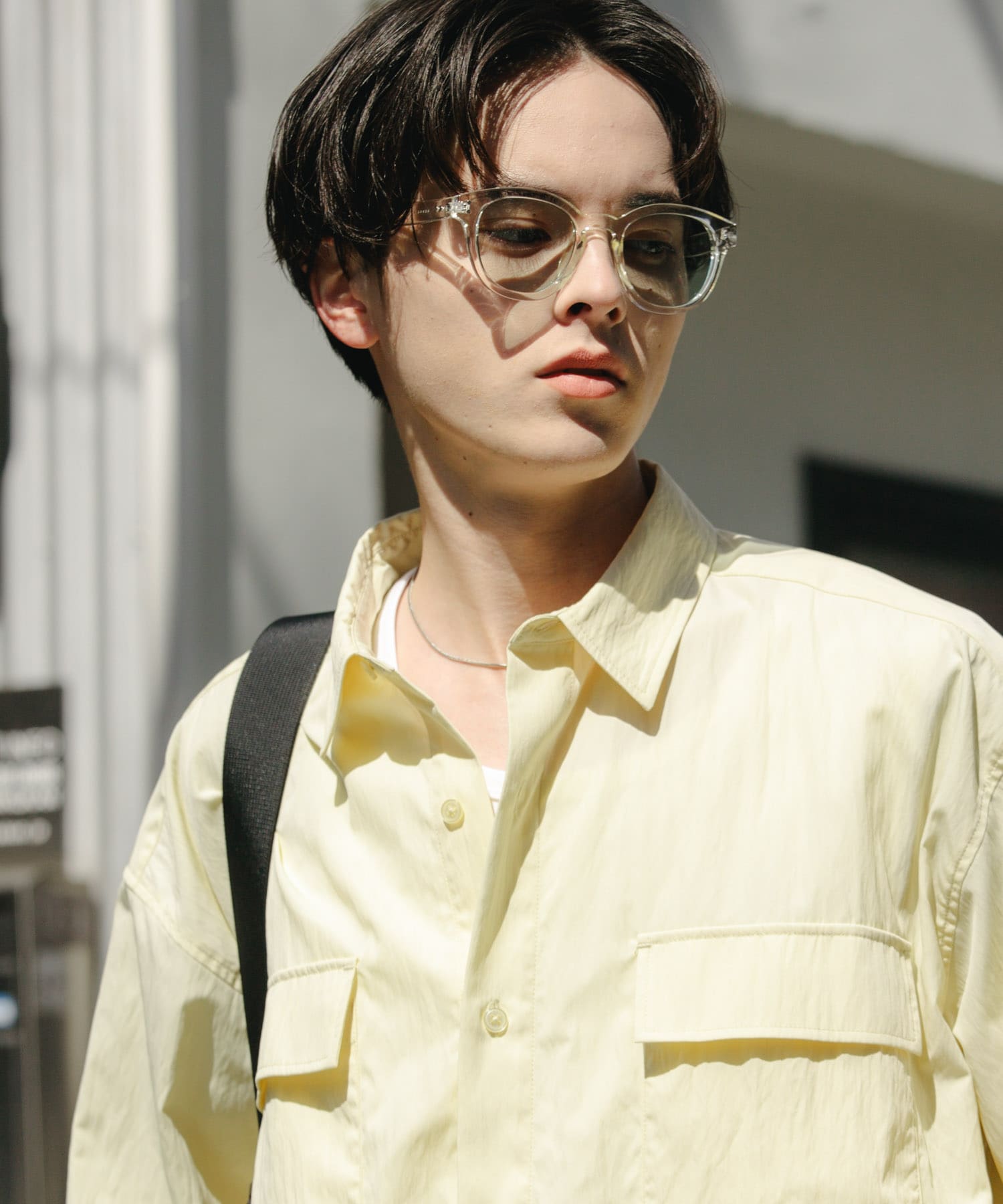 ボストンサングラス YELLOW one