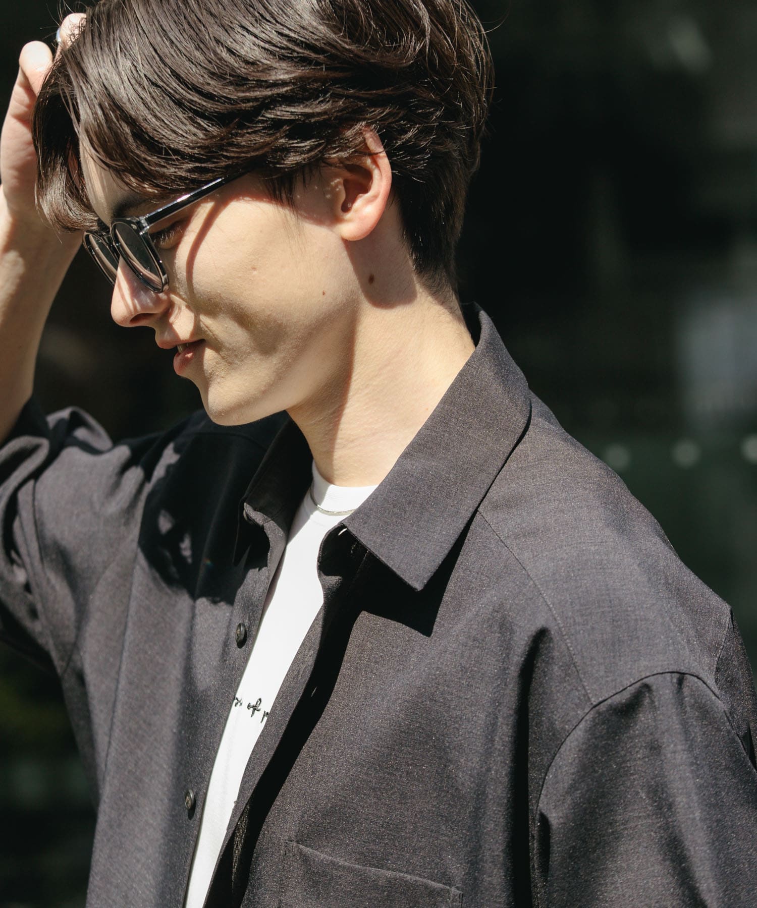 ボスリントンサングラス BLACK one