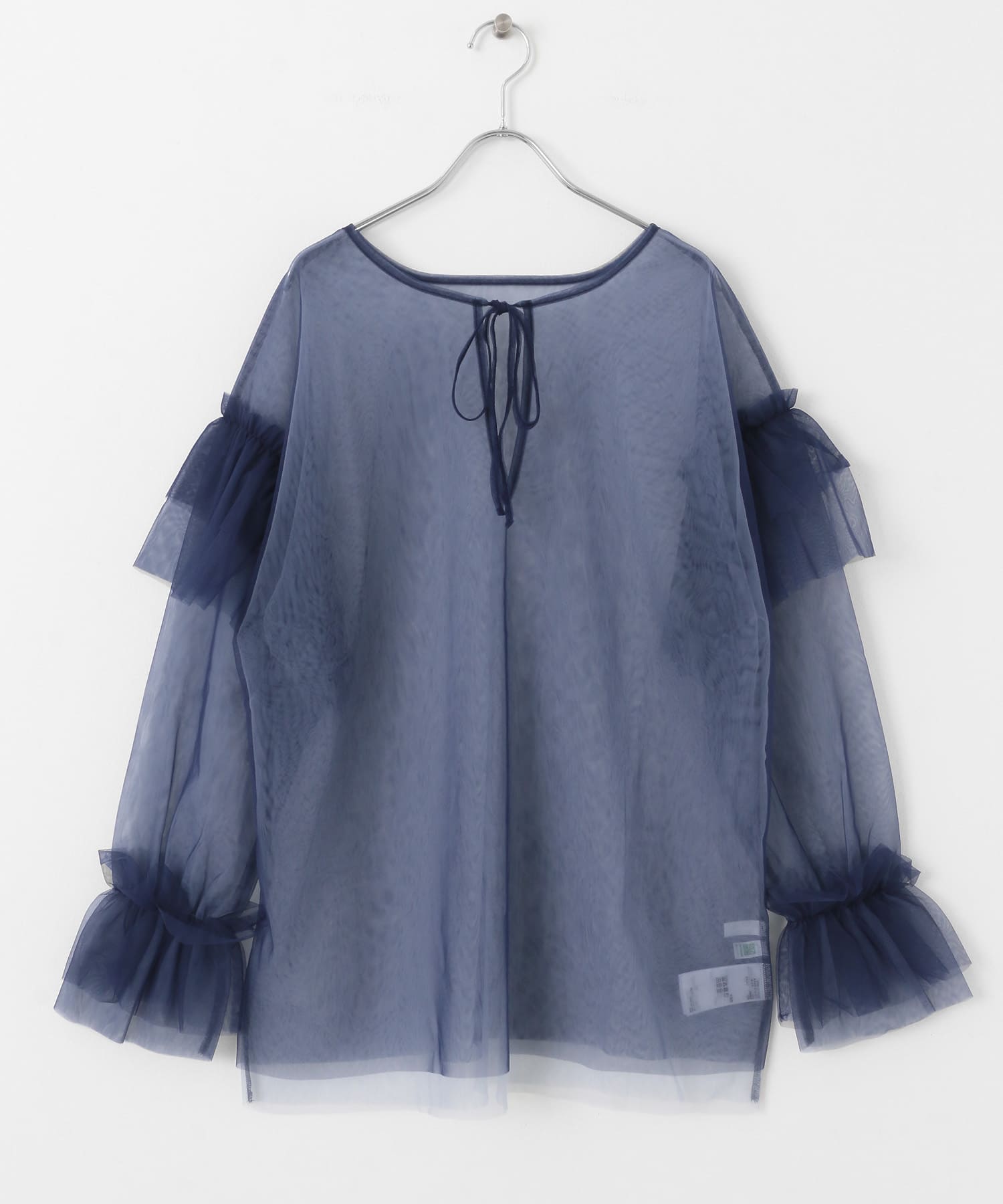 シアーチュールフリルトップ NAV×L.BLU one