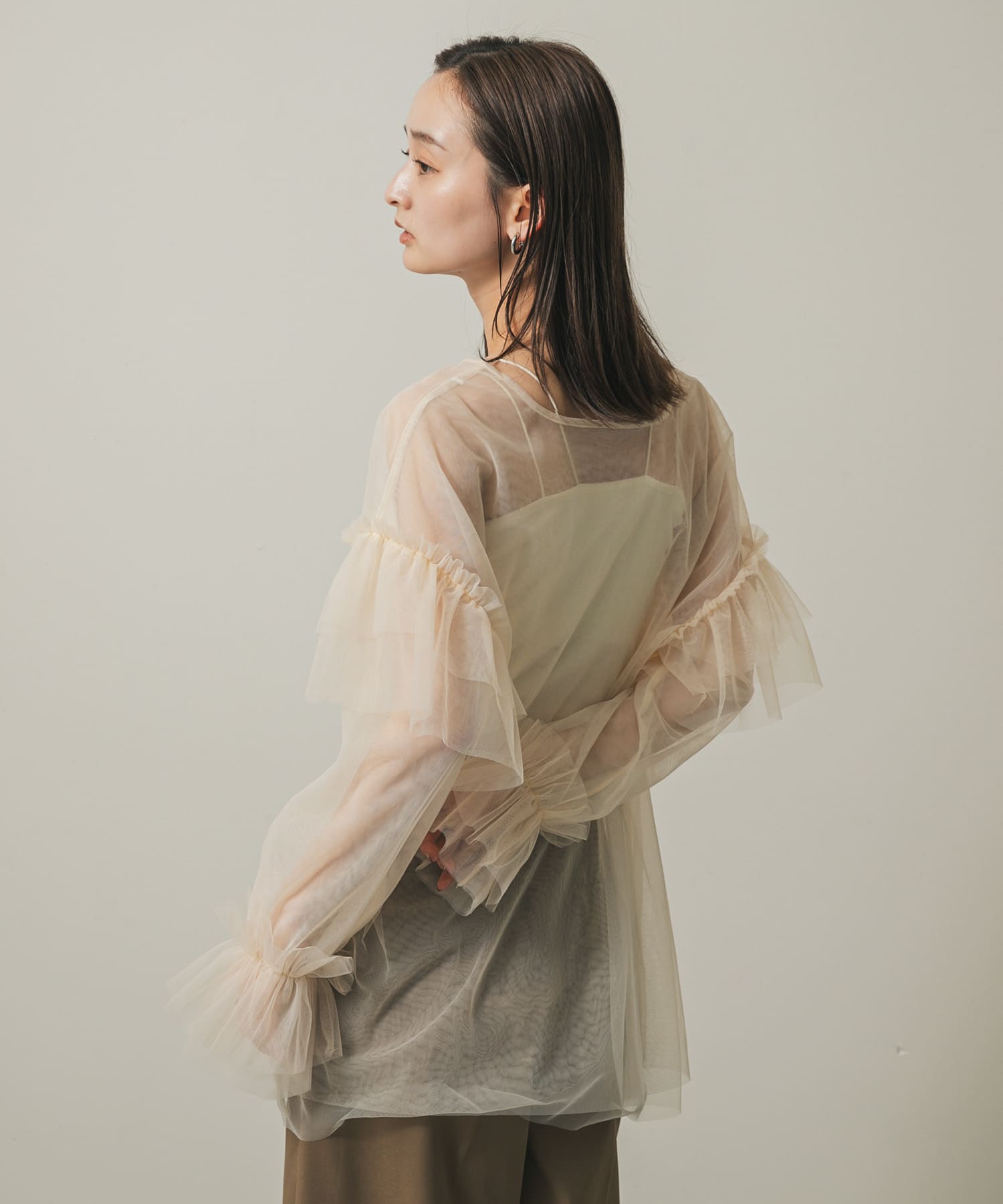 身長：169cm サイズ：one