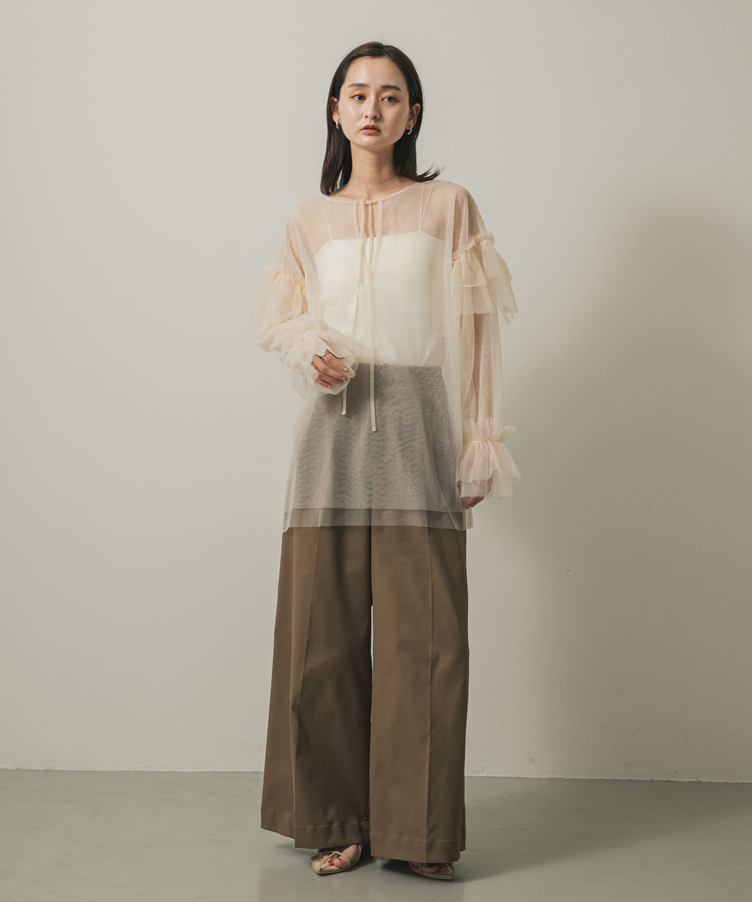 身長：169cm サイズ：one