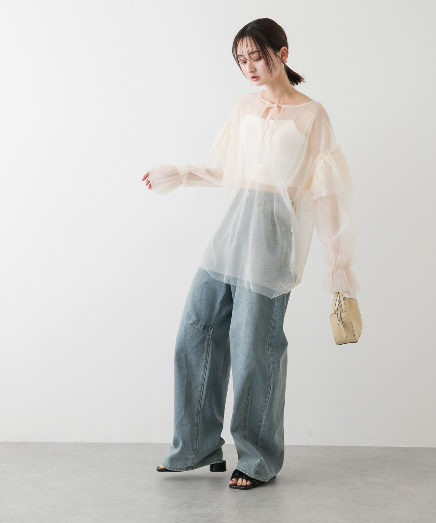身長：169cm サイズ：one