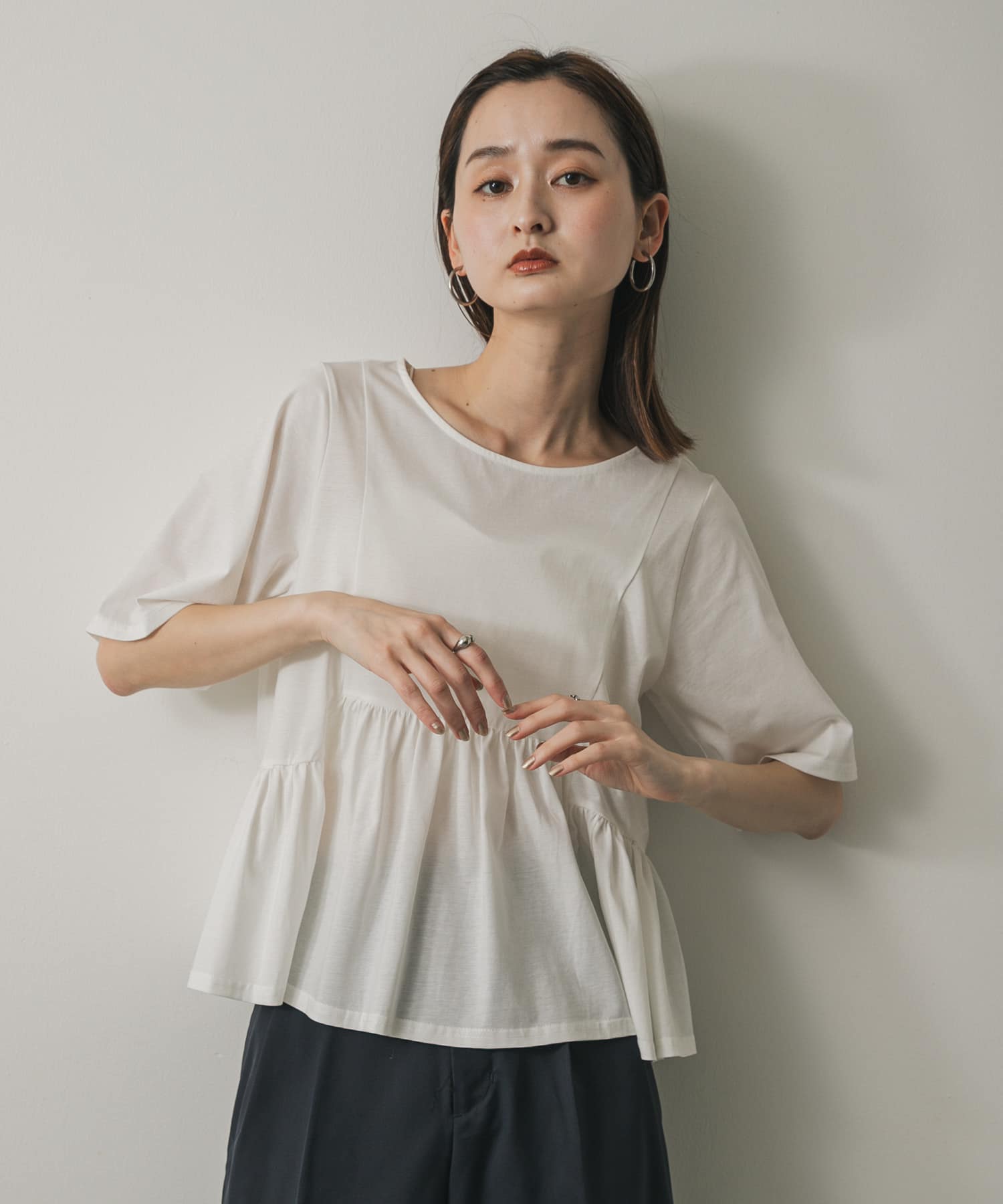 身長：169cm サイズ：one