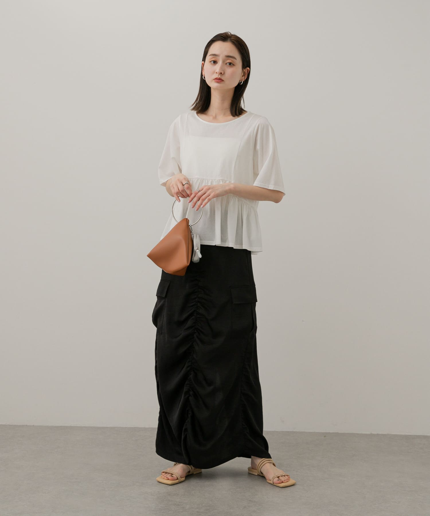 身長：169cm サイズ：one