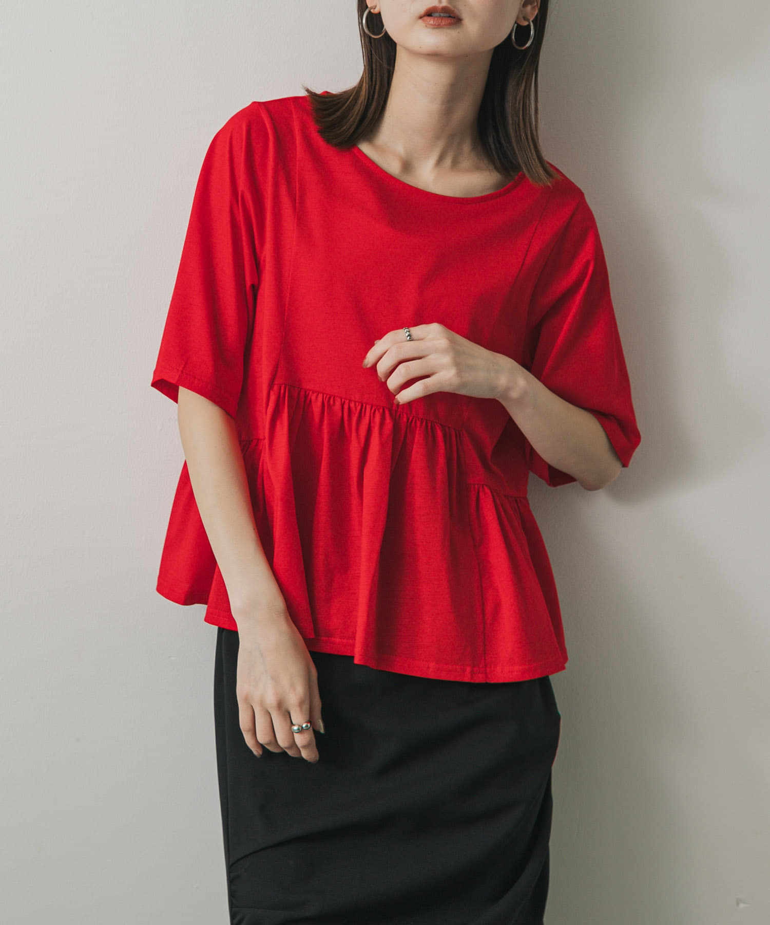 身長：169cm サイズ：one