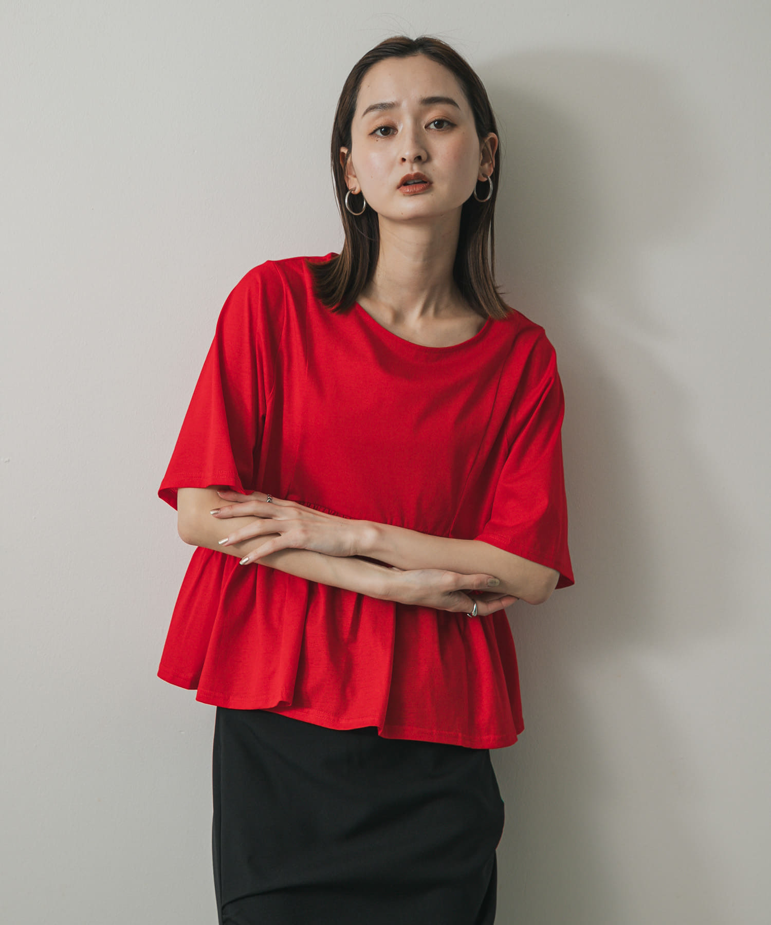 身長：169cm サイズ：one