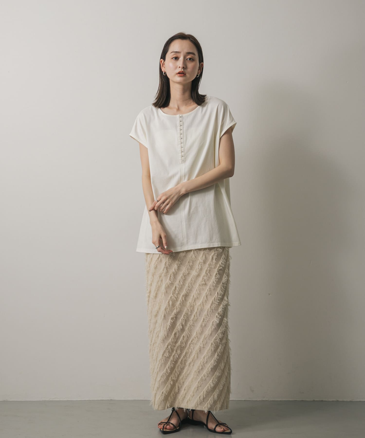 身長：169cm サイズ：one