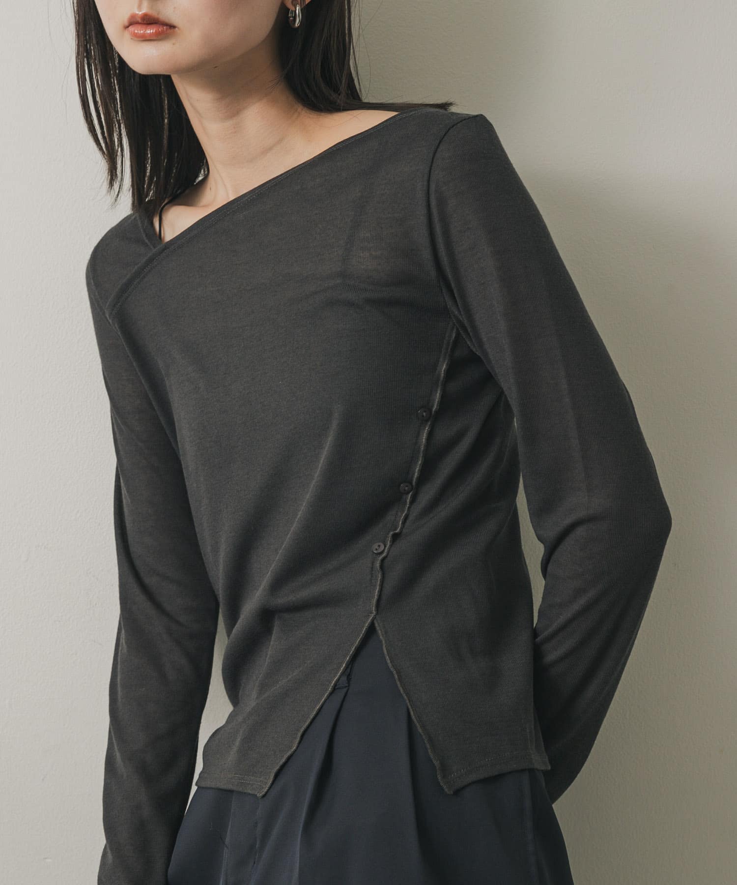 身長：169cm サイズ：one