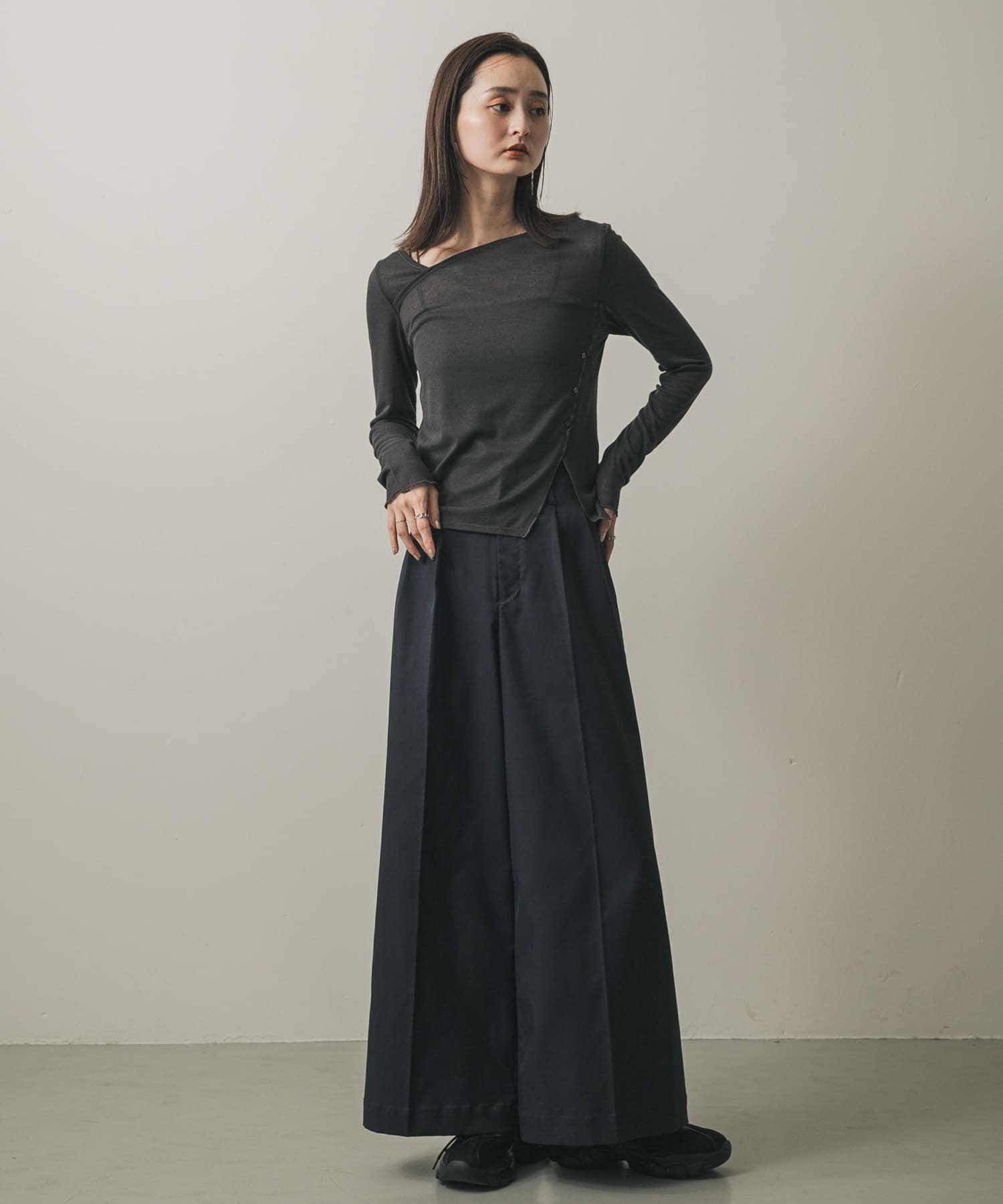 身長：169cm サイズ：one