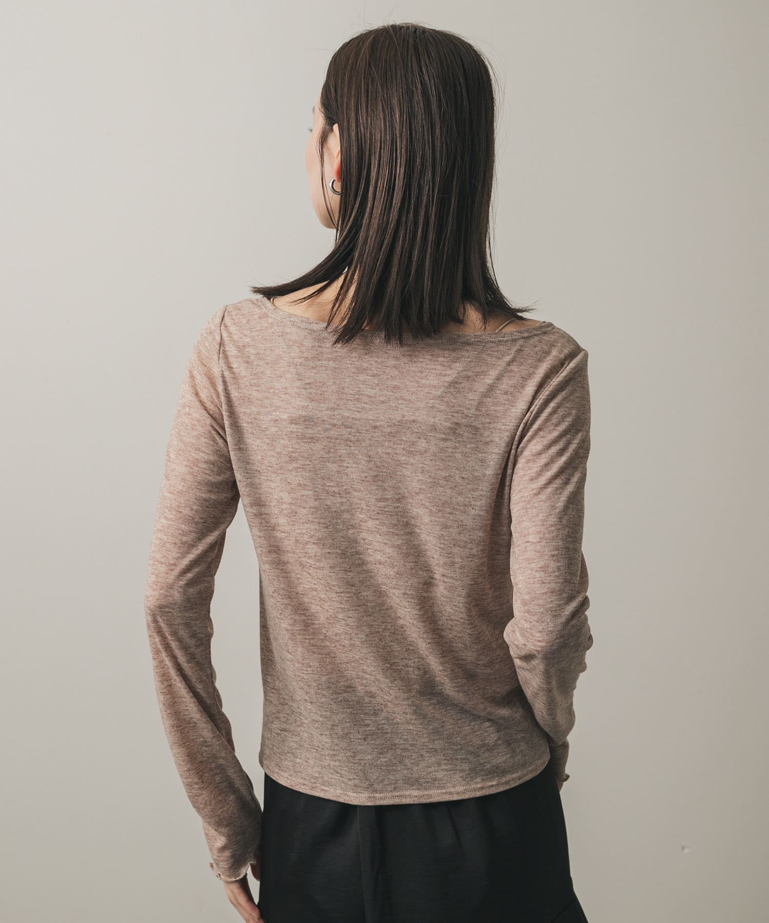 身長：169cm サイズ：one