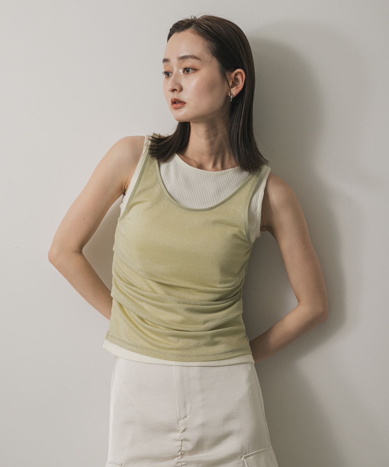 身長：169cm サイズ：one