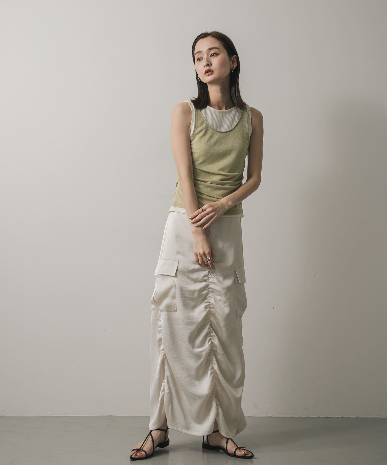 身長：169cm サイズ：one
