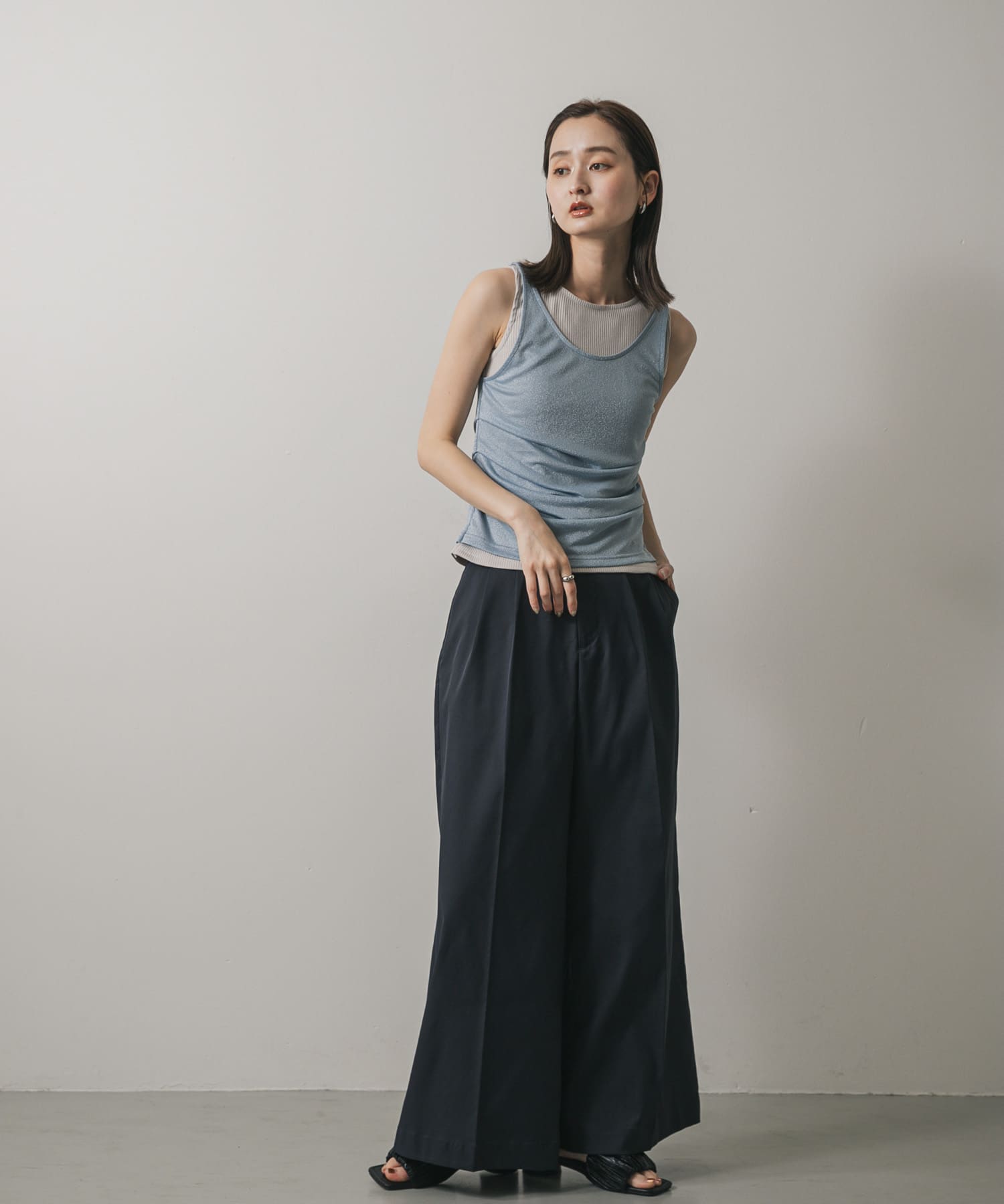 身長：169cm サイズ：one