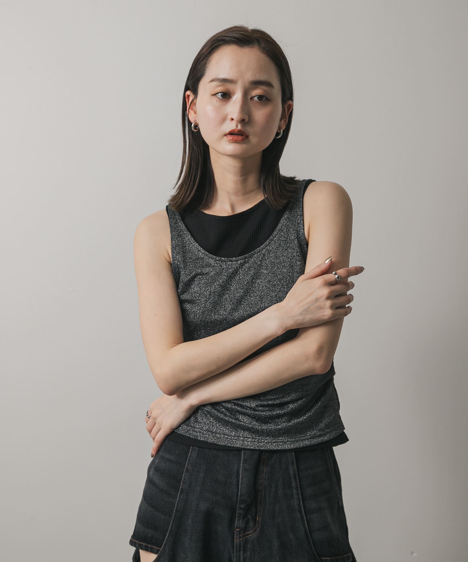 身長：169cm サイズ：one