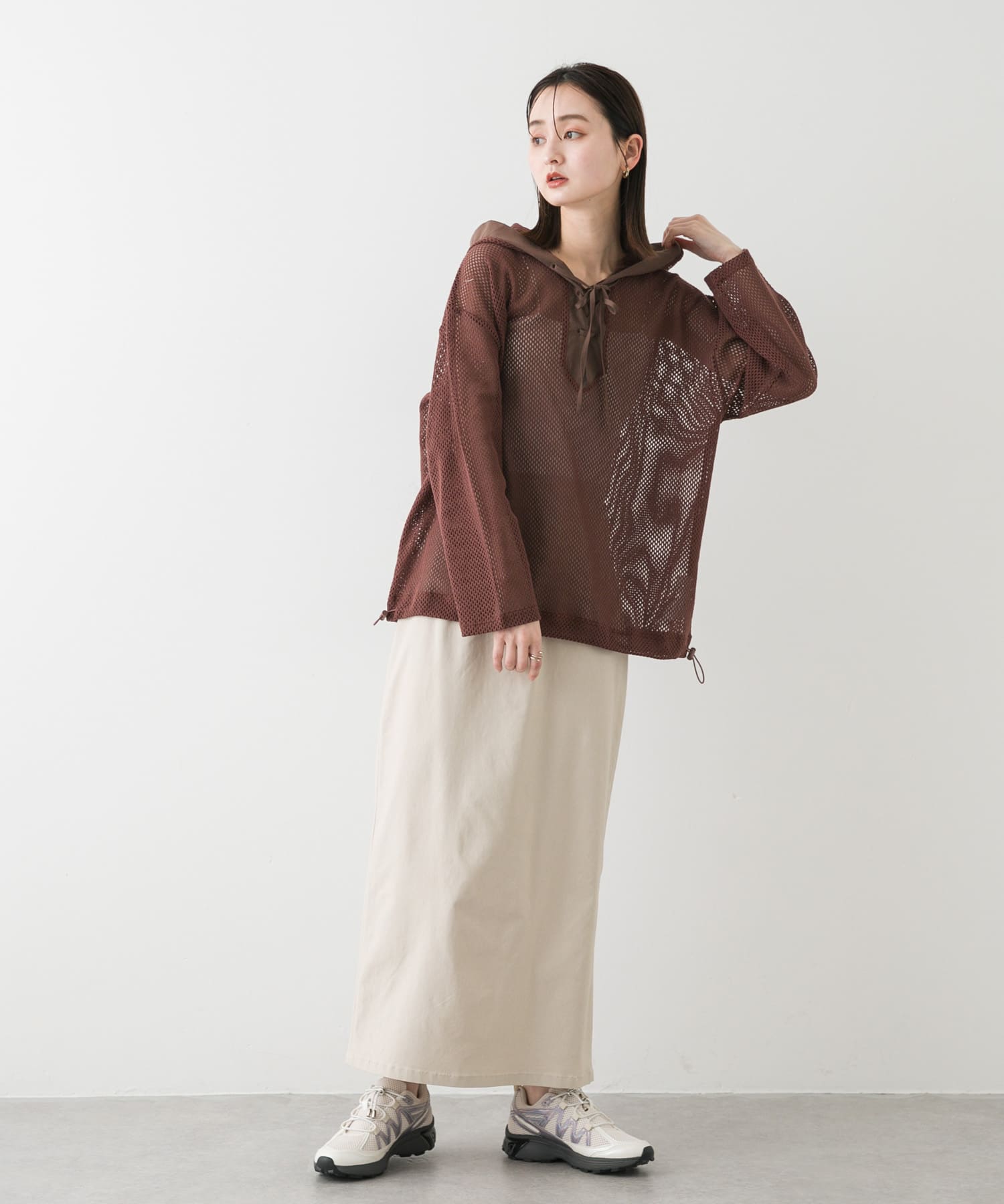 身長：169cm サイズ：one