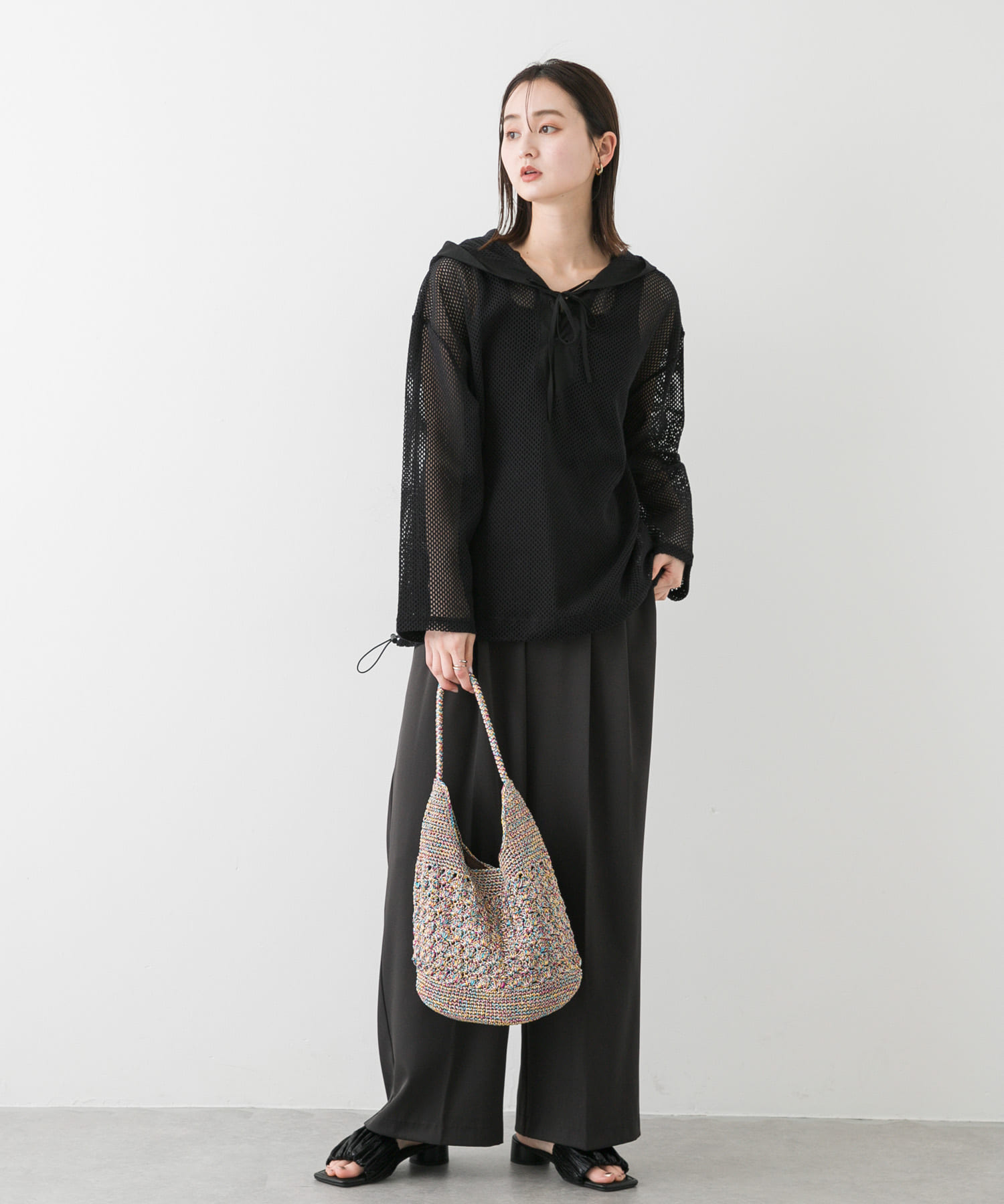 身長：169cm サイズ：one