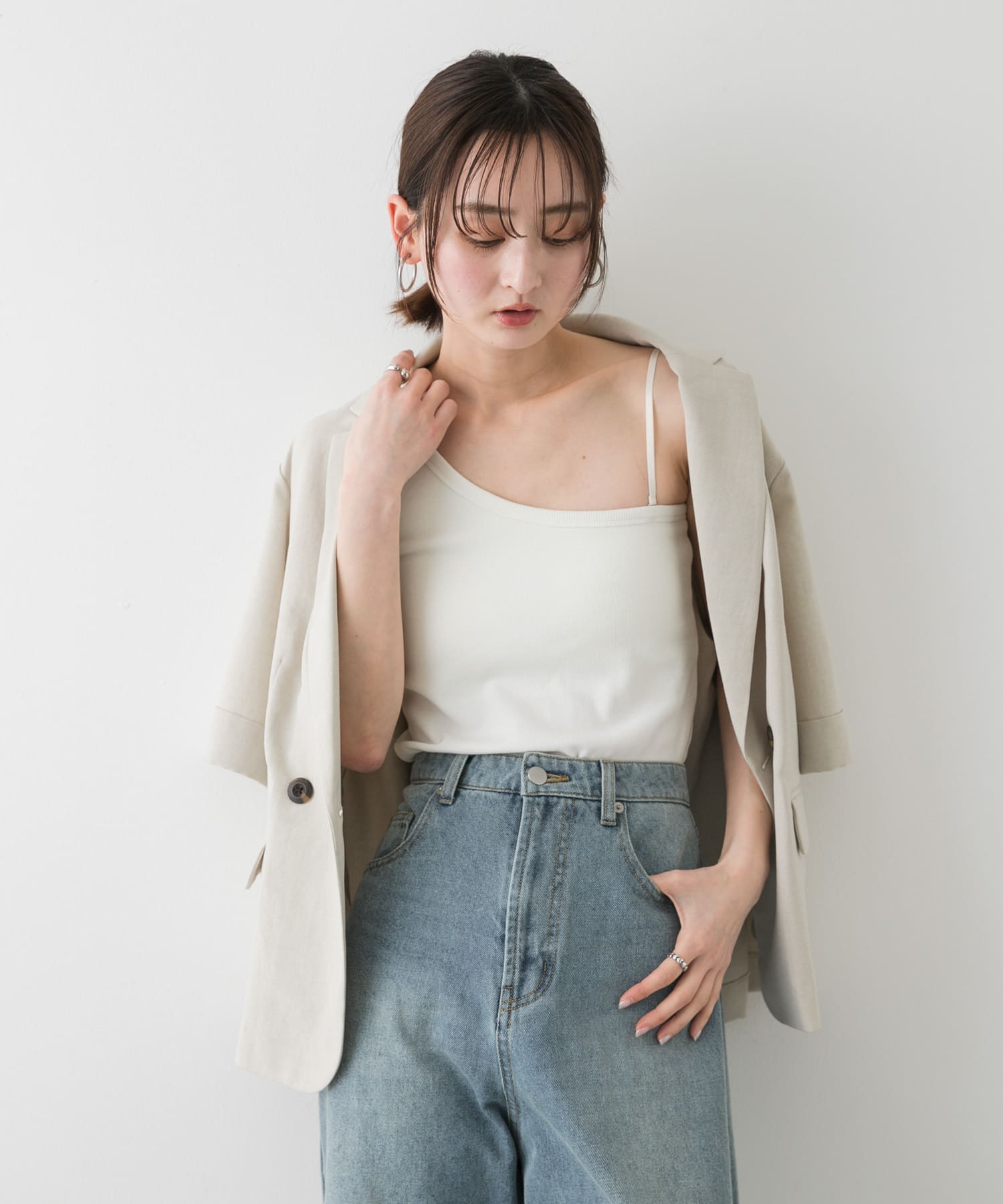 身長：169cm サイズ：one