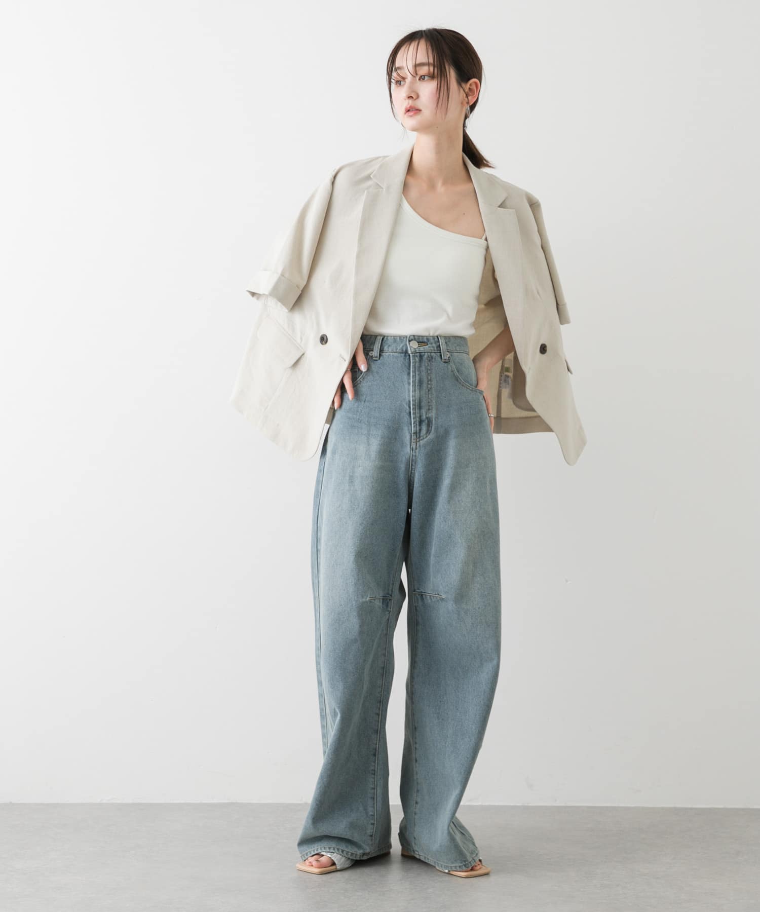 身長：169cm サイズ：one