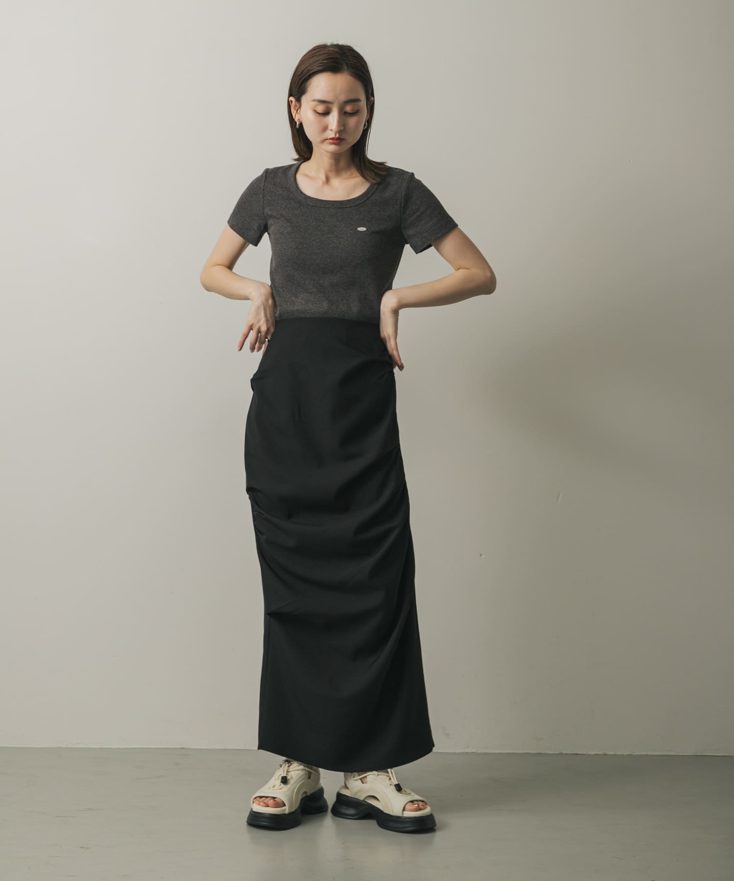 身長：169cm サイズ：one