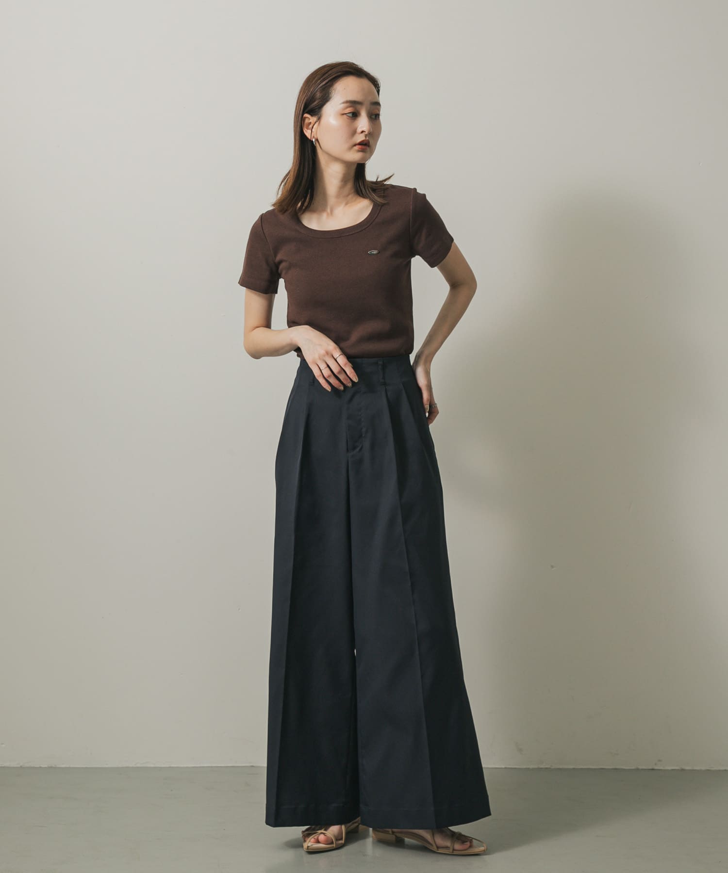 身長：169cm サイズ：one