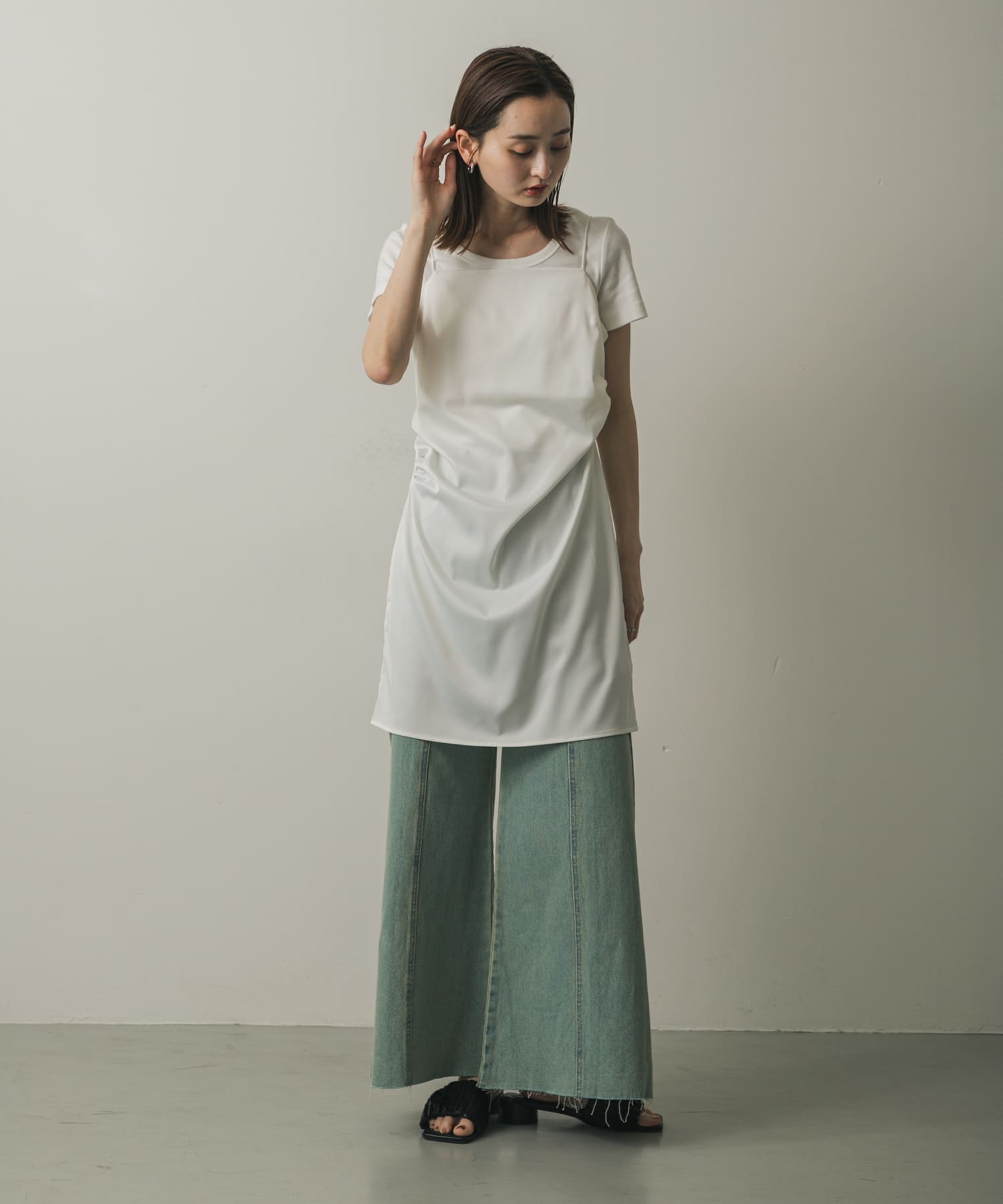 身長：169cm サイズ：one
