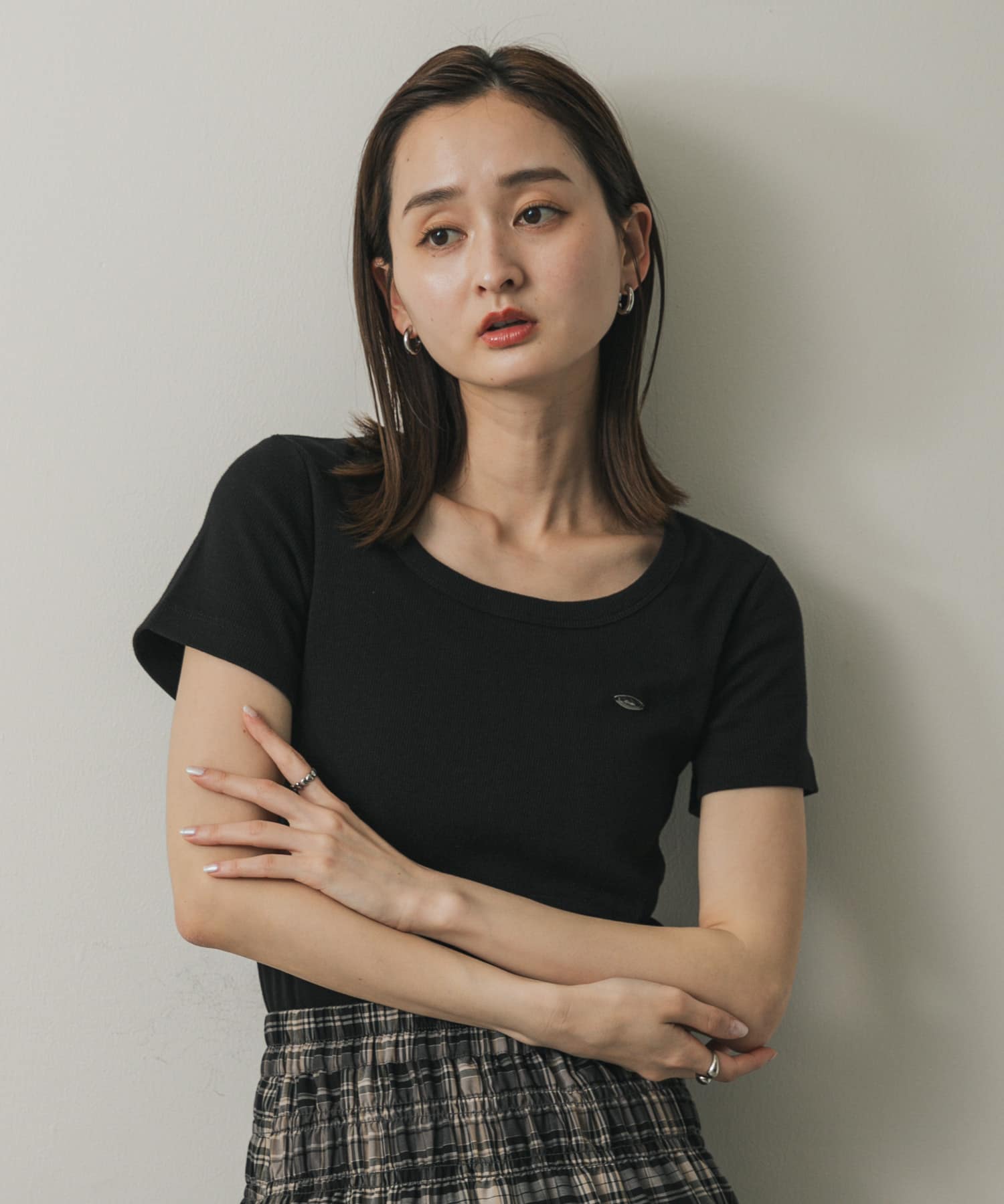 身長：169cm サイズ：one