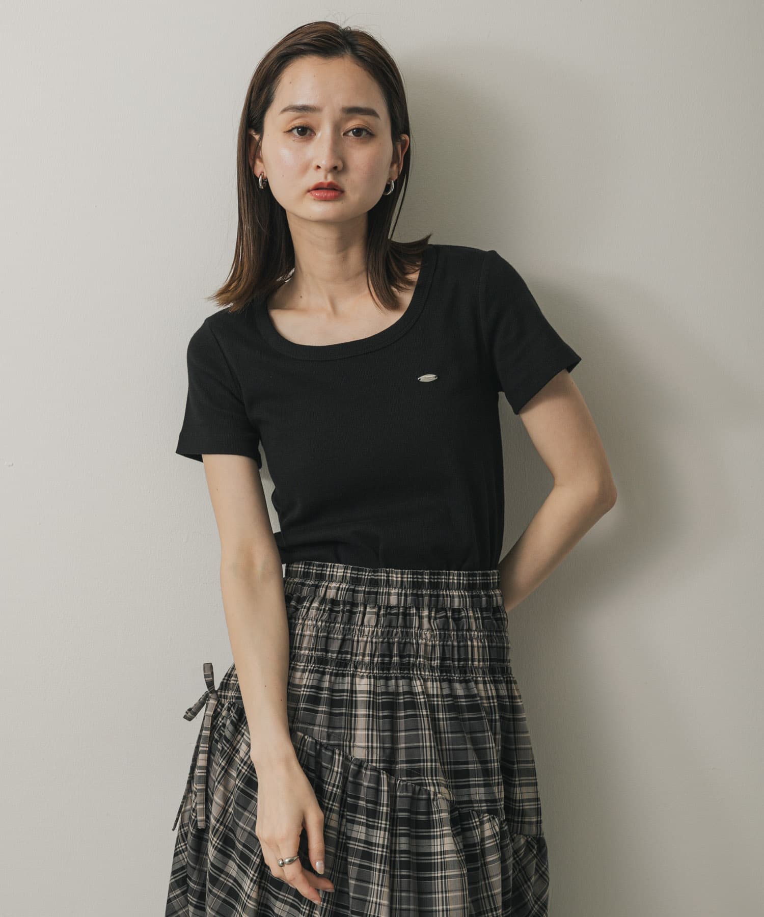 身長：169cm サイズ：one