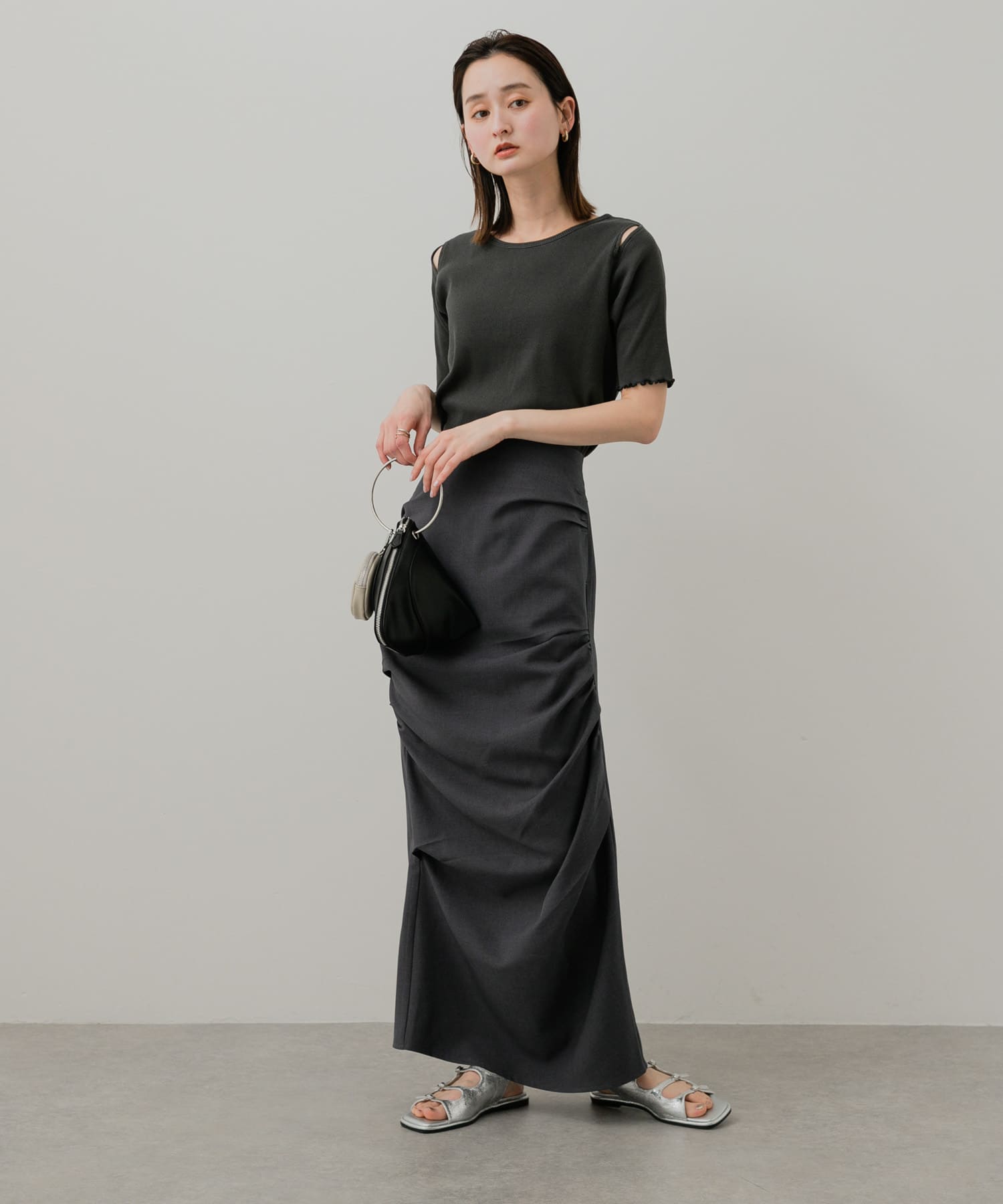 身長：169cm サイズ：one