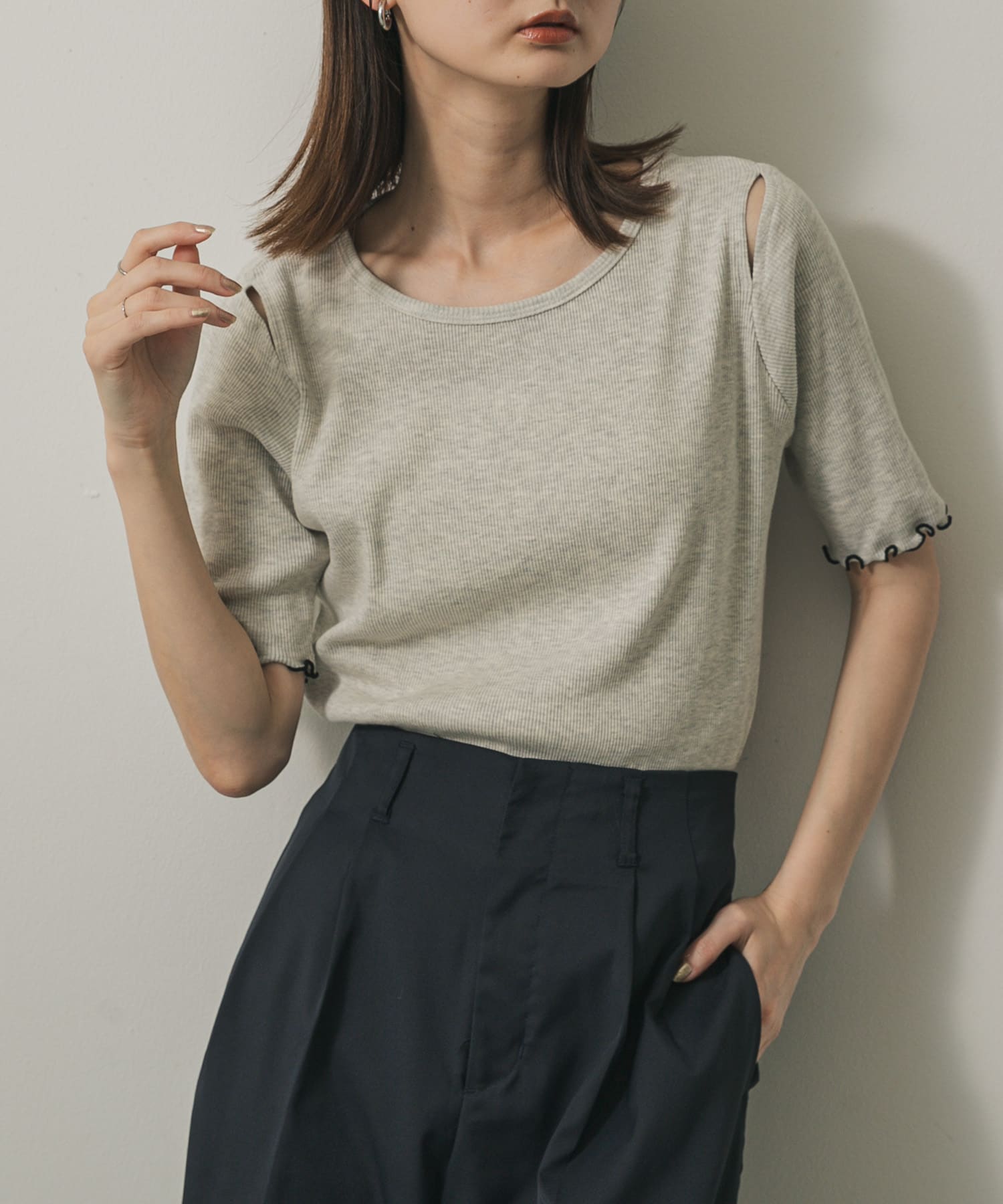身長：169cm サイズ：one