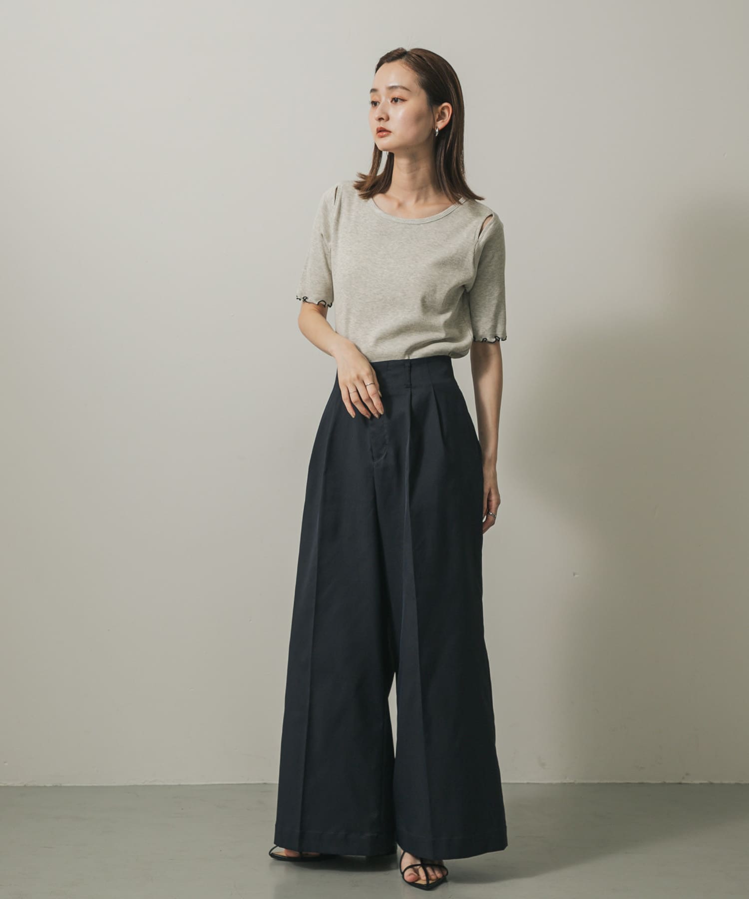 身長：169cm サイズ：one