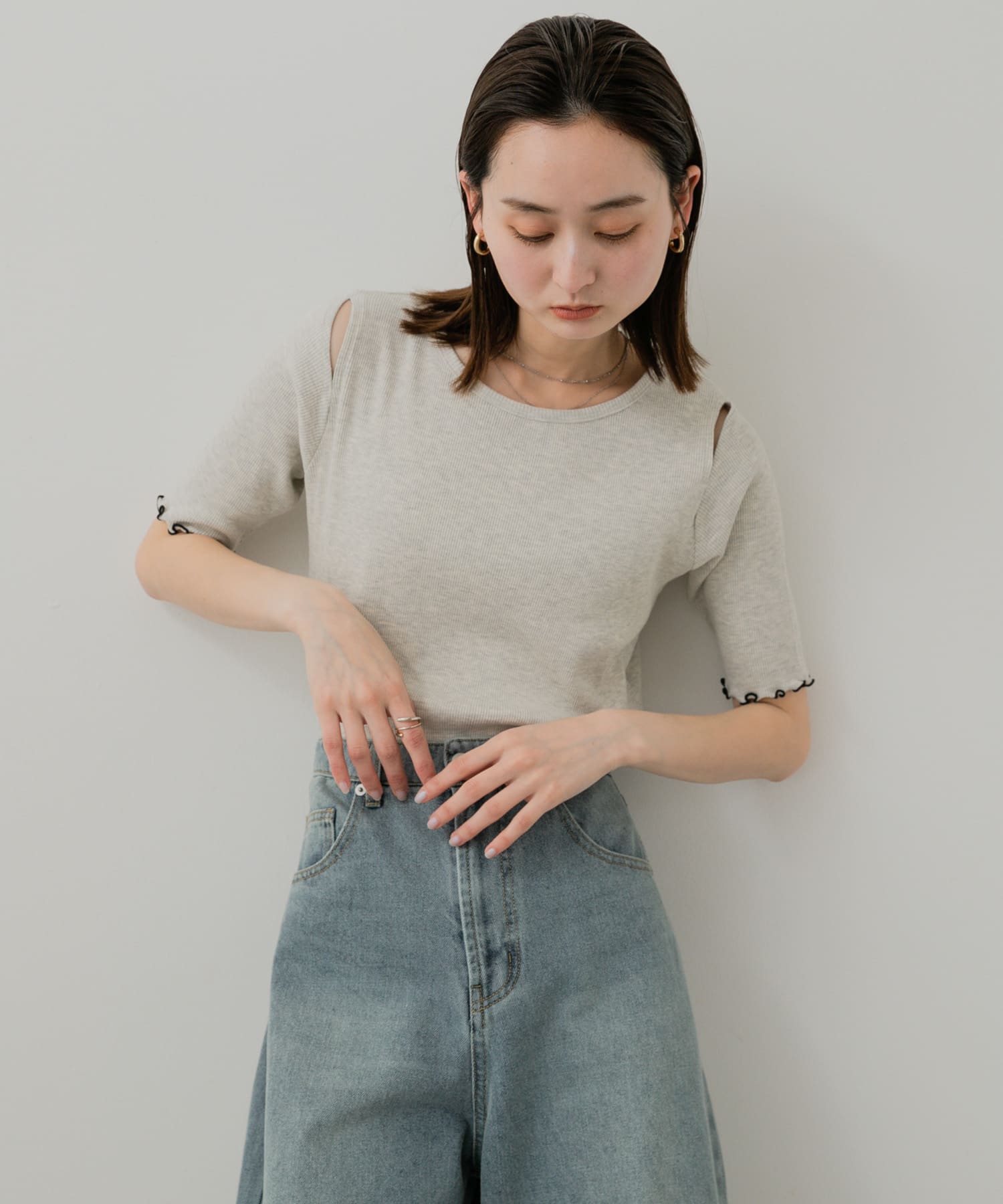 身長：169cm サイズ：one