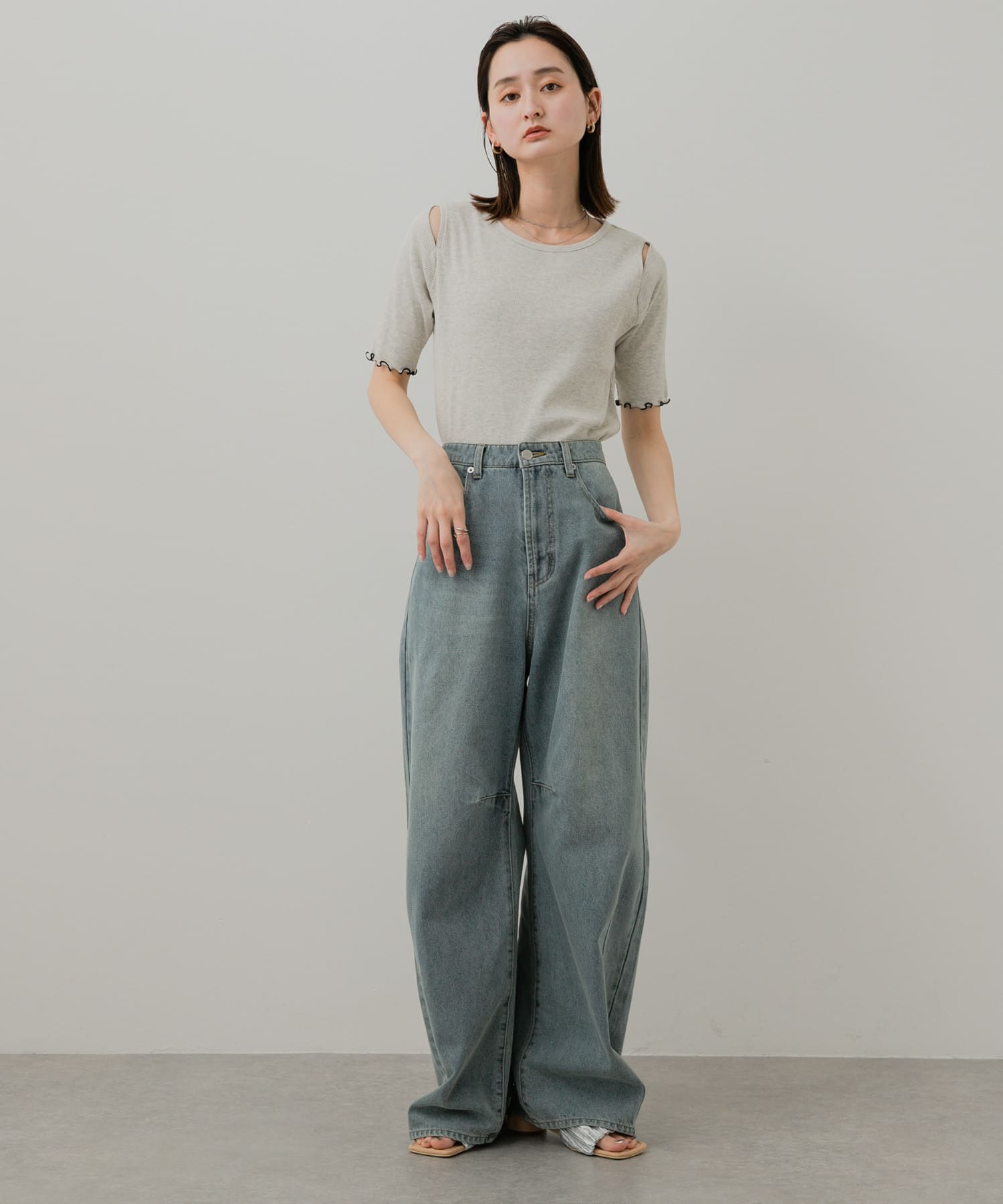 身長：169cm サイズ：one