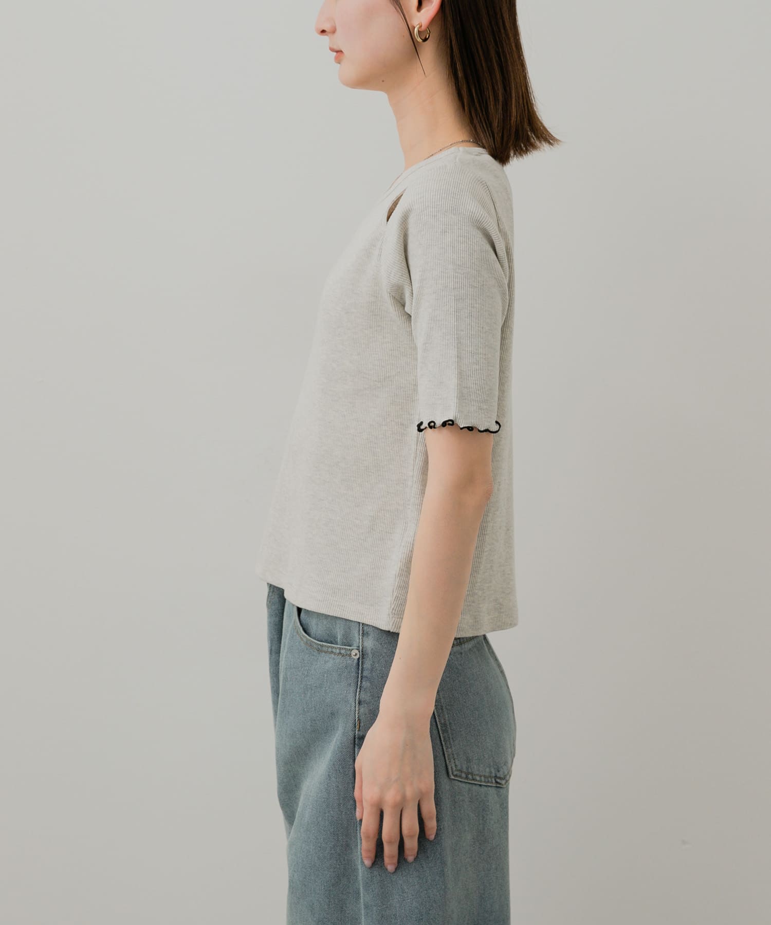 身長：169cm サイズ：one