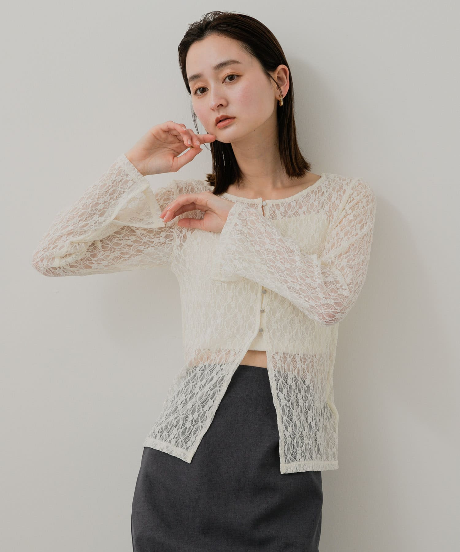 身長：169cm サイズ：one