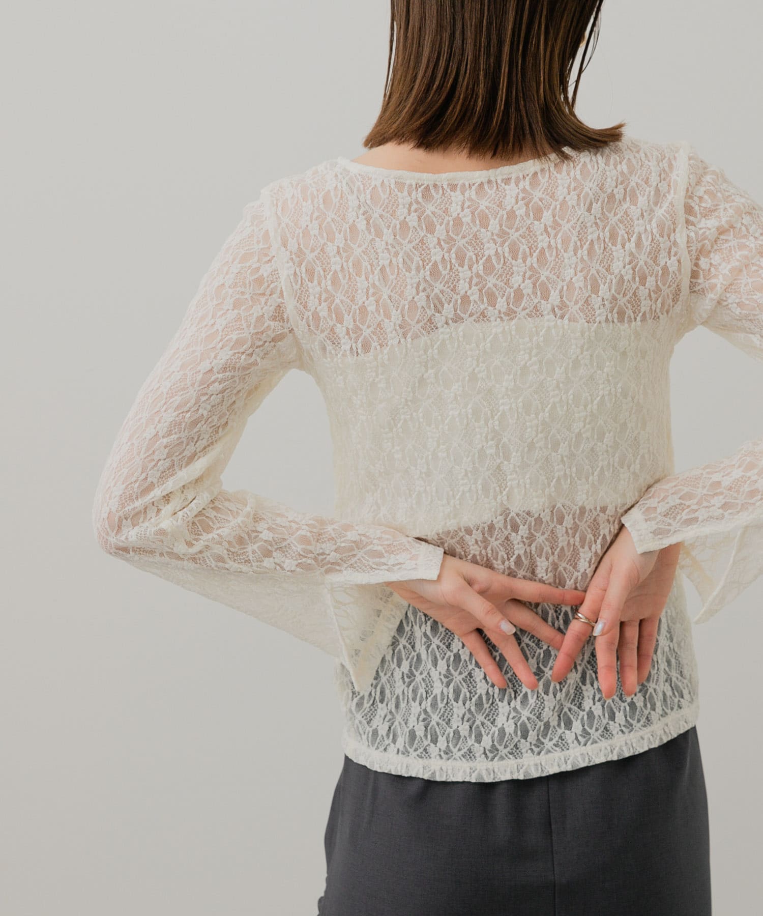 身長：169cm サイズ：one