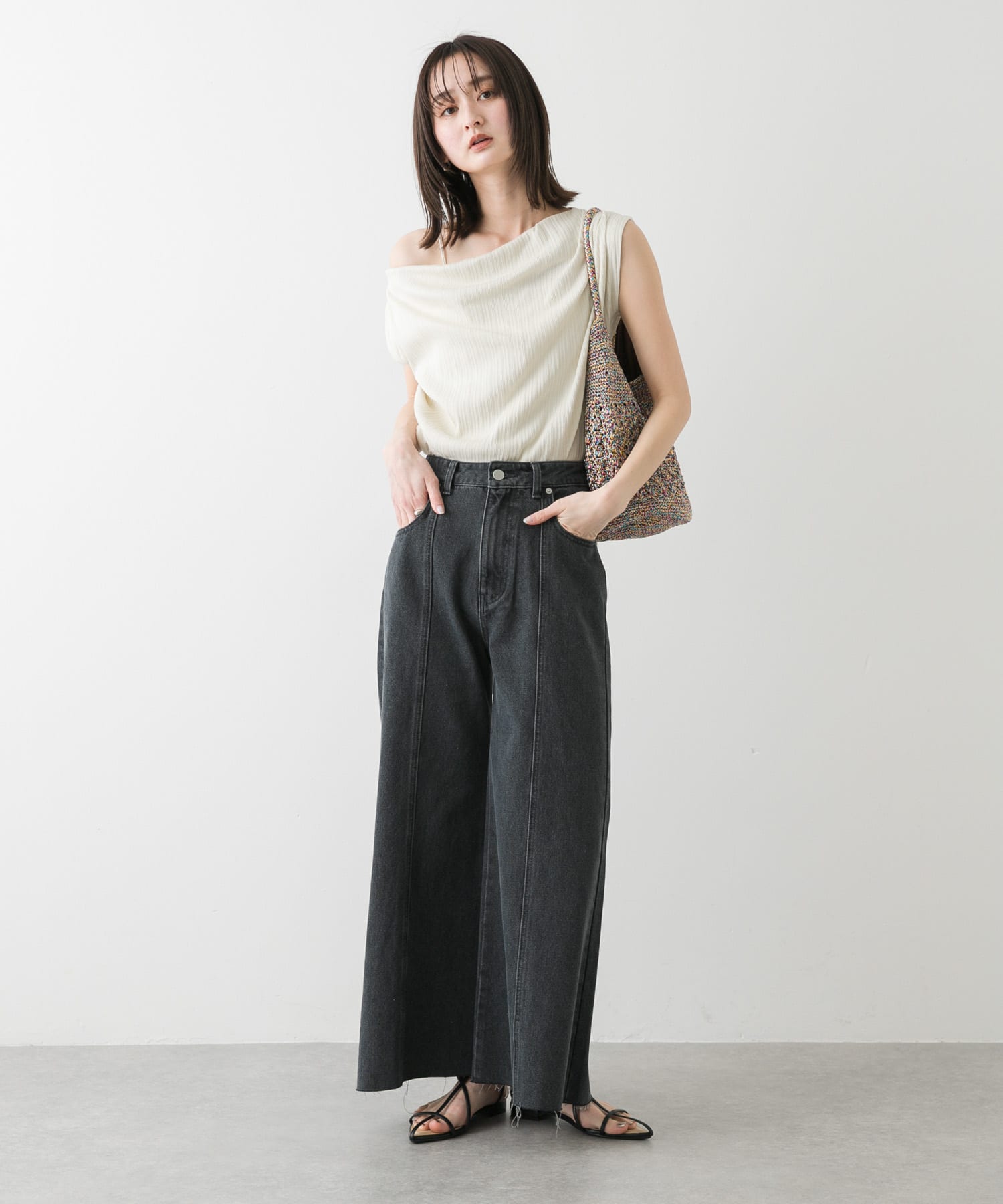 身長：169cm サイズ：one