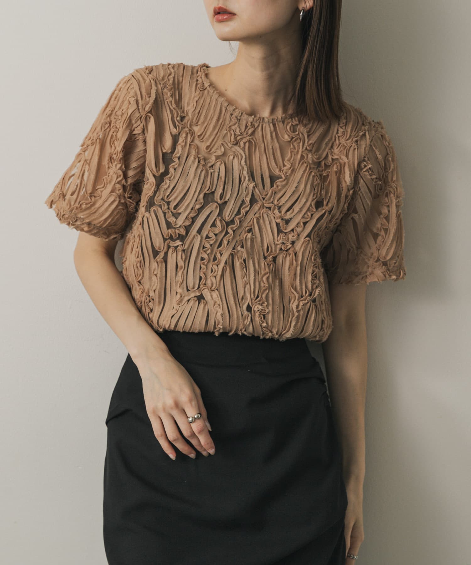 コードシシュウトップ(半袖)